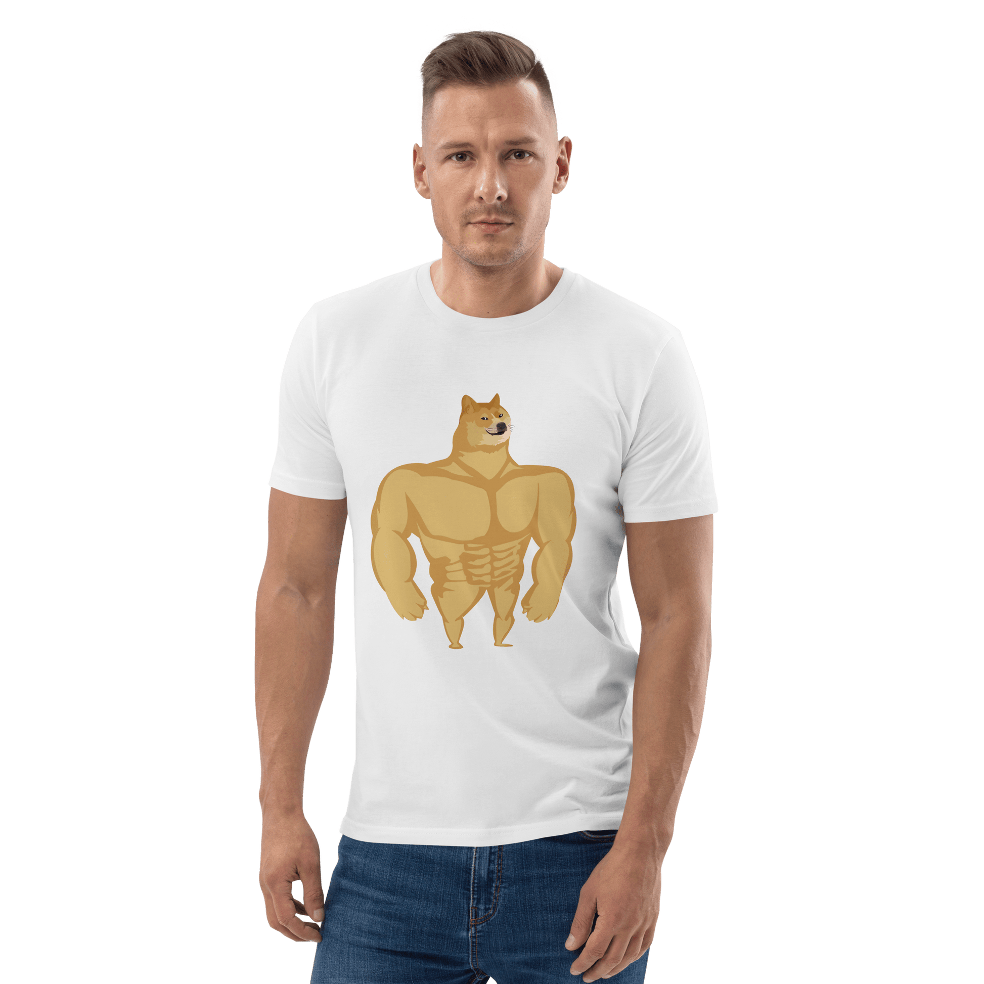 Doge Premium Organic T-Shirt Meme - Cotton Pink | Shirtposting