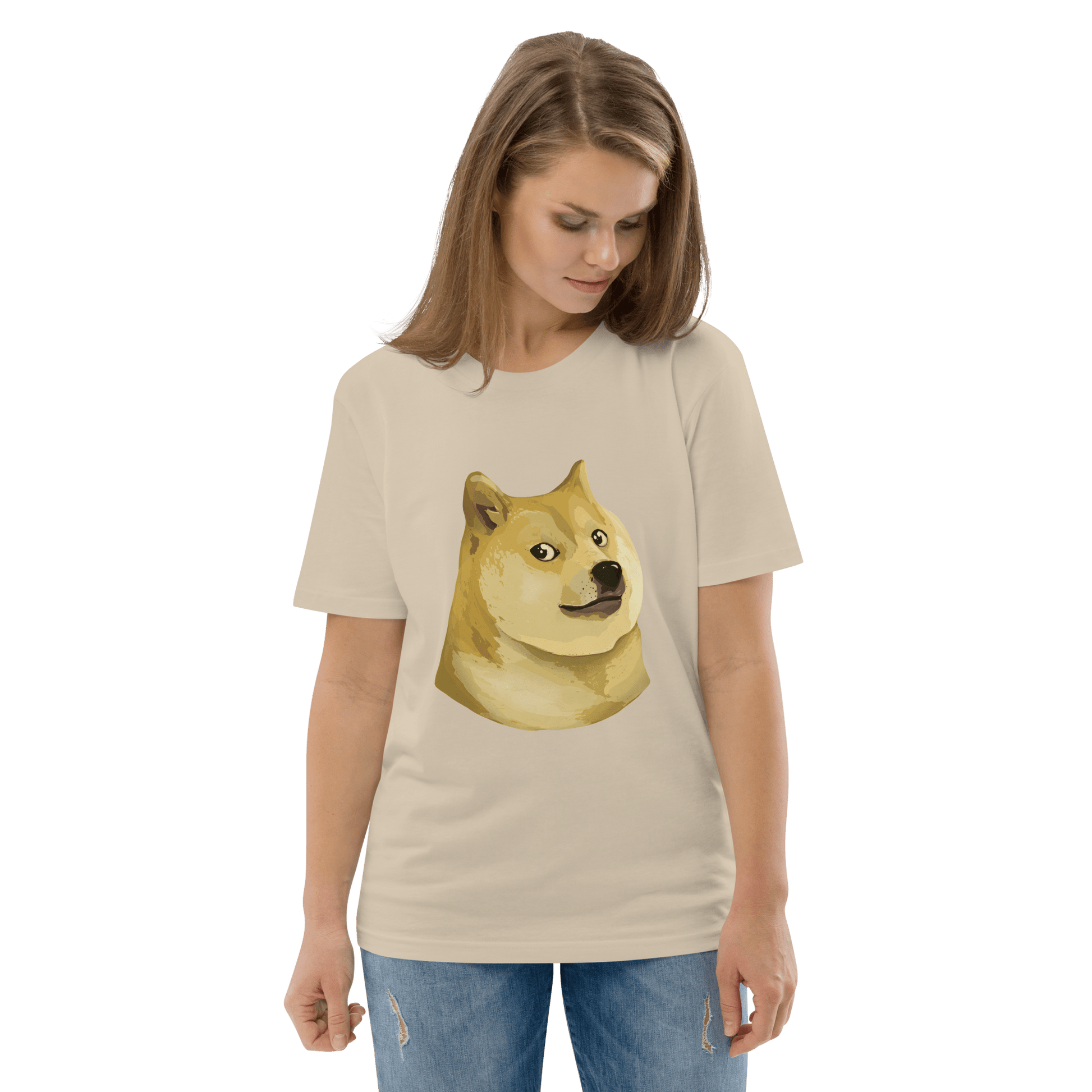 Doge Premium Organic T-Shirt Meme - Cotton Pink | Shirtposting