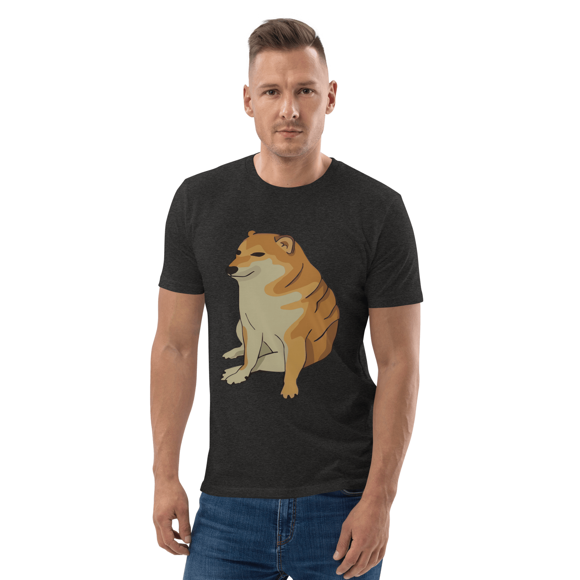 Doge Premium Organic T-Shirt Meme - Cotton Pink | Shirtposting