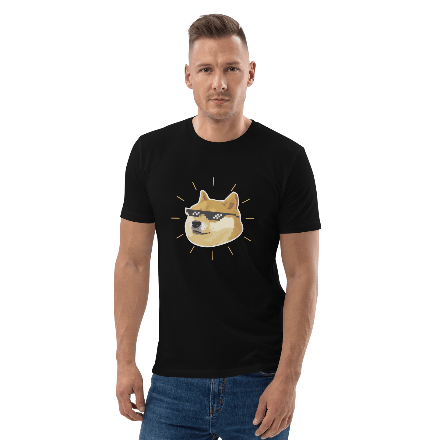 Doge Premium Organic T-Shirt Meme - Cotton Pink | Shirtposting