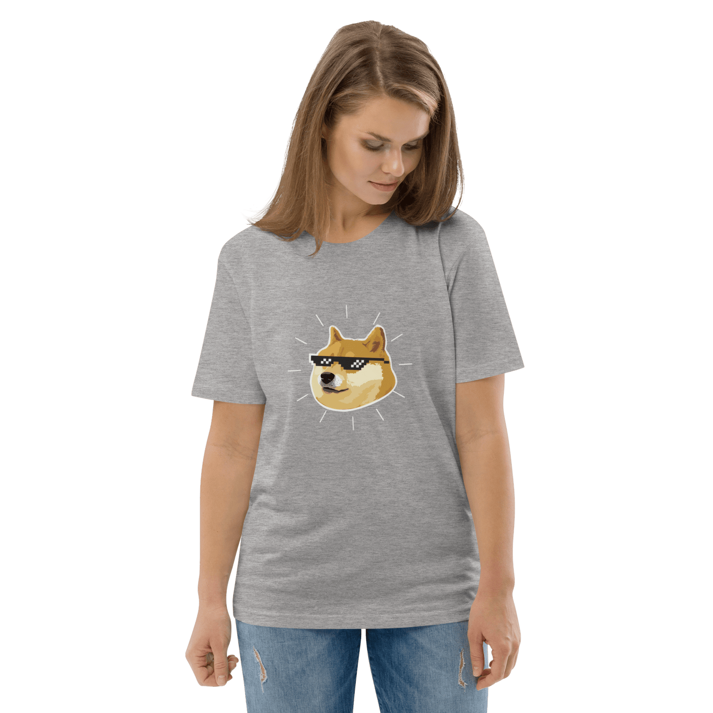 Doge Premium Organic T-Shirt Meme - Desert Dust | Shirtposting