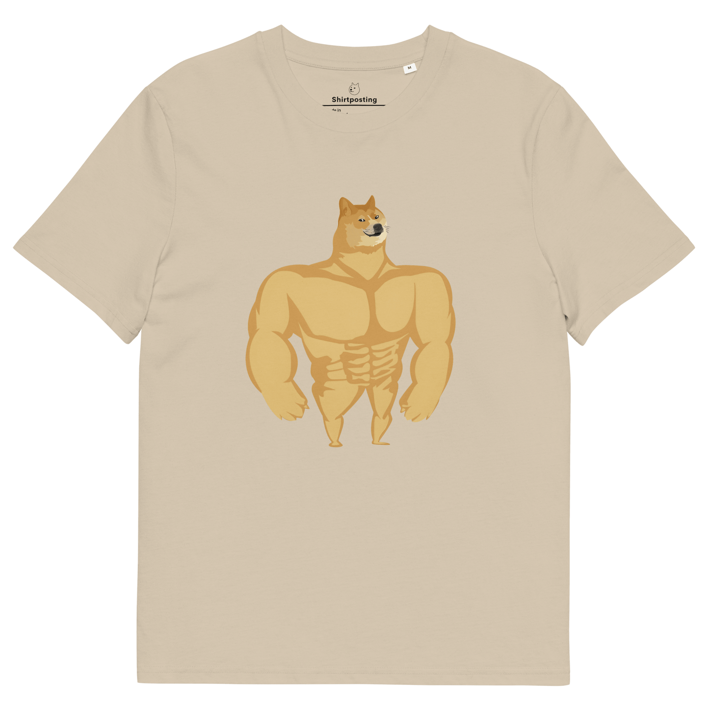 Doge Premium Organic T-Shirt Meme - Desert Dust | Shirtposting