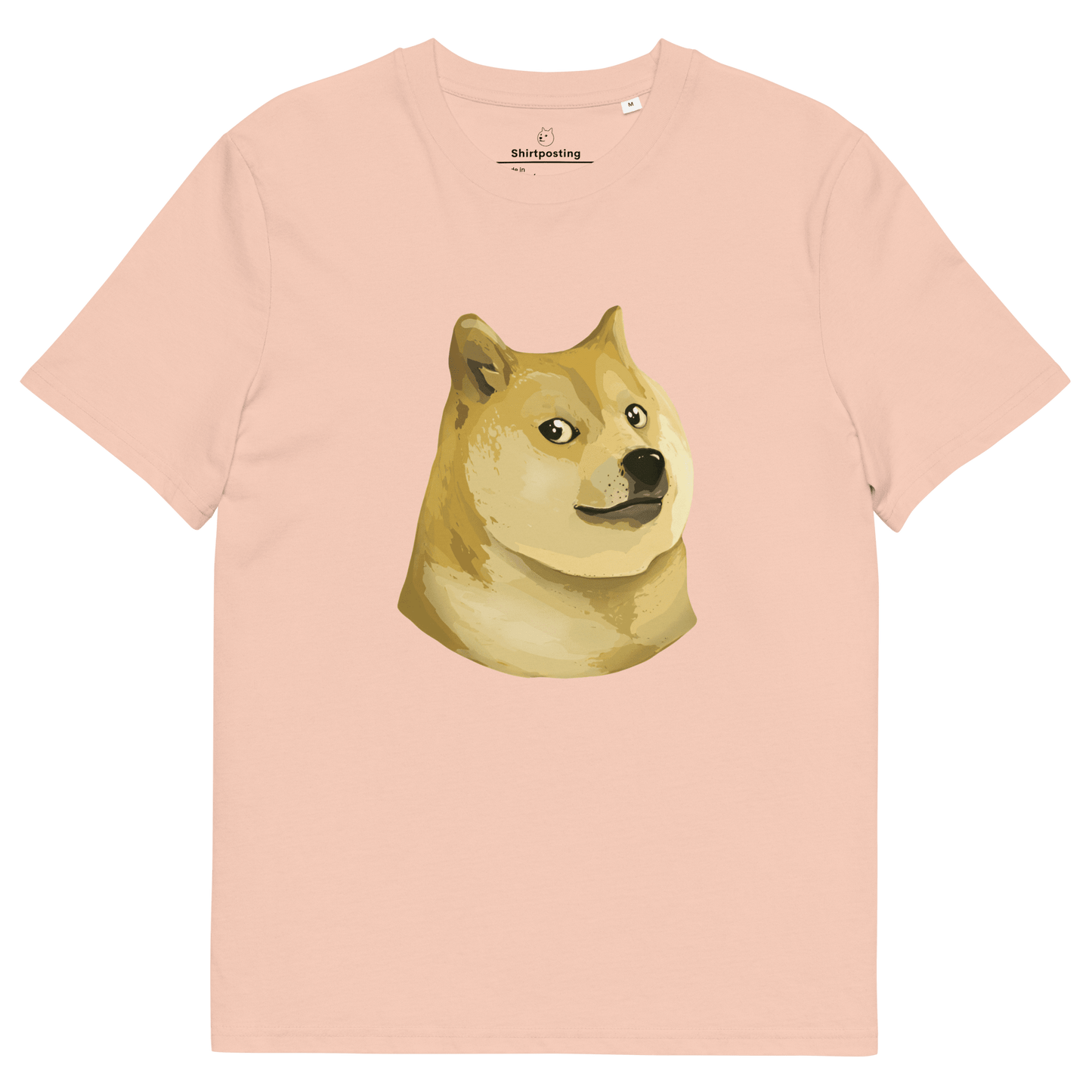 Doge Premium Organic T-Shirt Meme - Fraiche Peche | Shirtposting