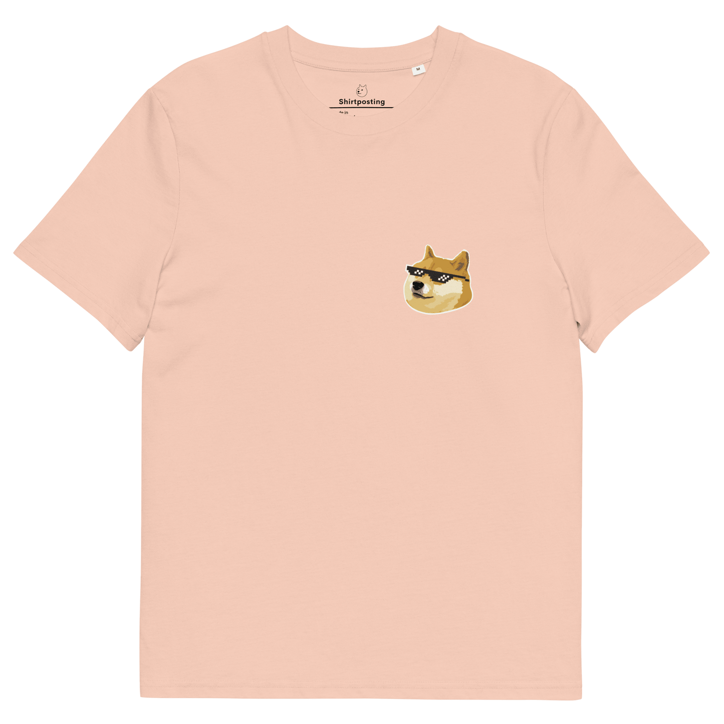 Doge Premium Organic T-Shirt Meme - Fraiche Peche | Shirtposting