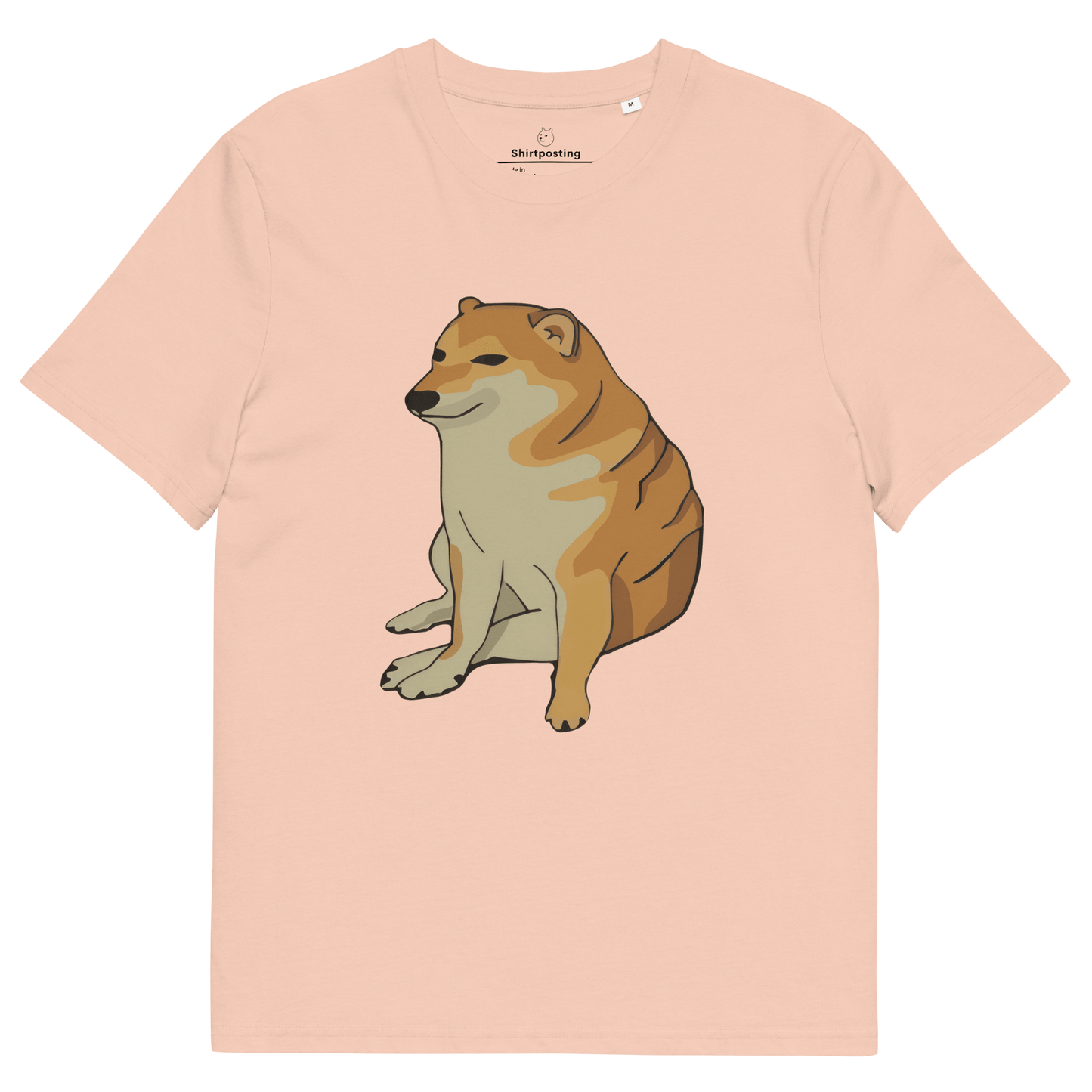Doge Premium Organic T-Shirt Meme - Fraiche Peche | Shirtposting