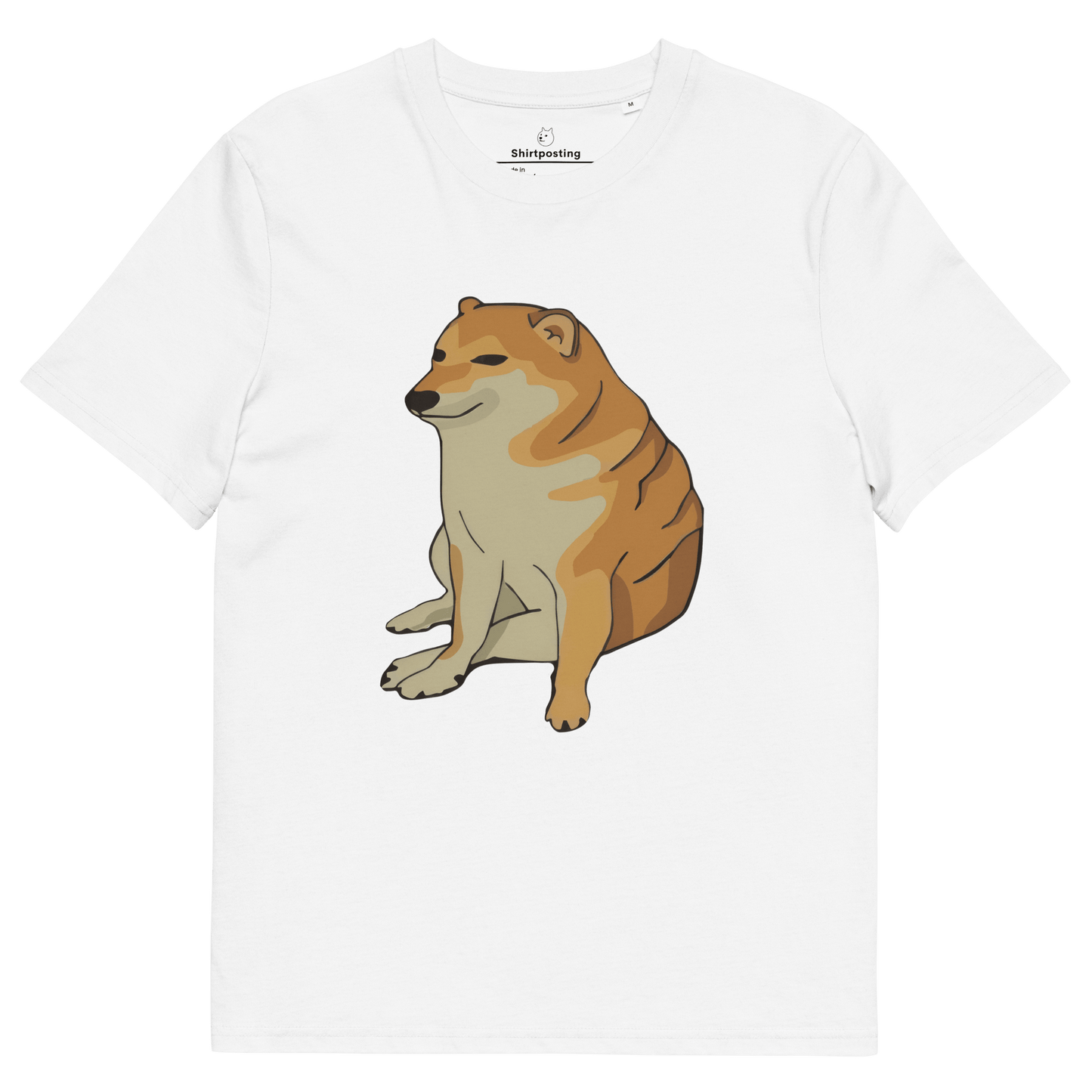 Doge Premium Organic T-Shirt Meme - White | Shirtposting