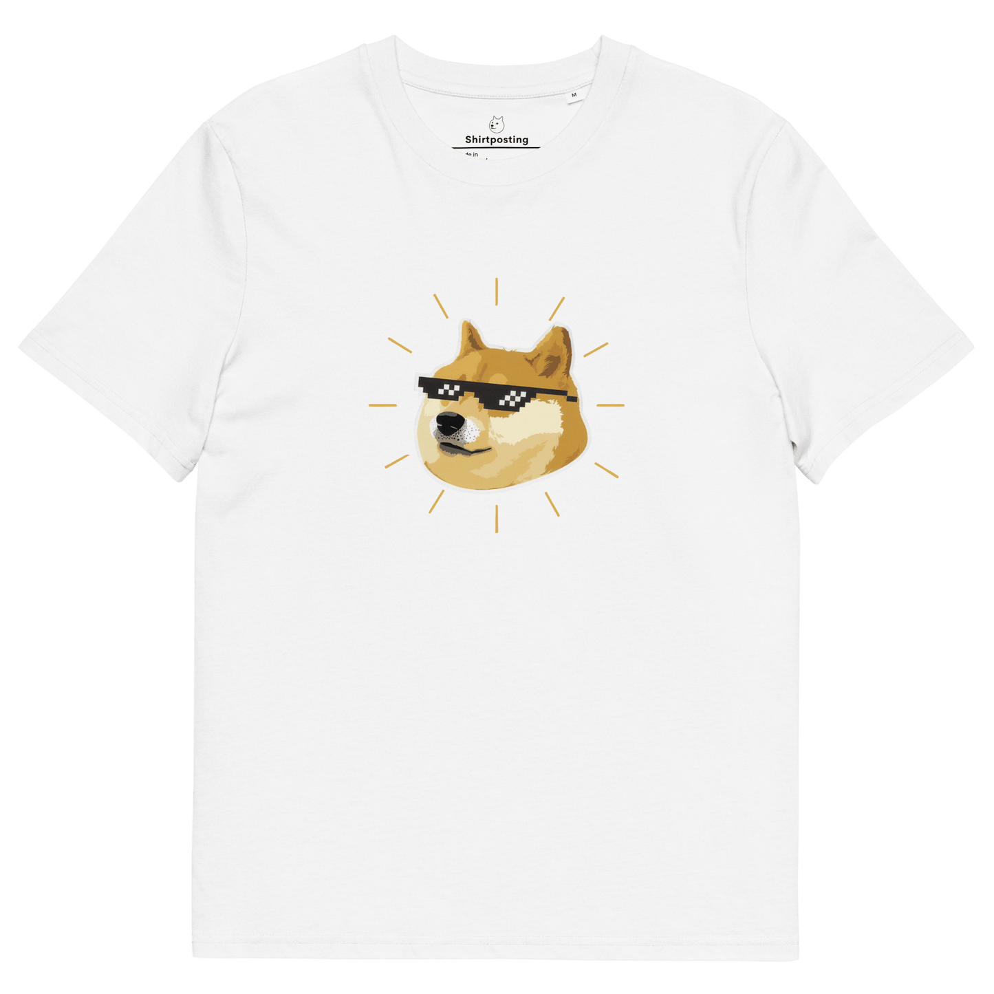Doge Premium Organic T-Shirt Meme - White | Shirtposting