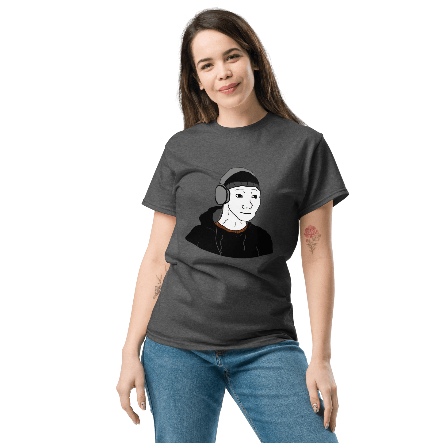 Doomer Wojak Classic T-Shirt Meme - Royal | Shirtposting