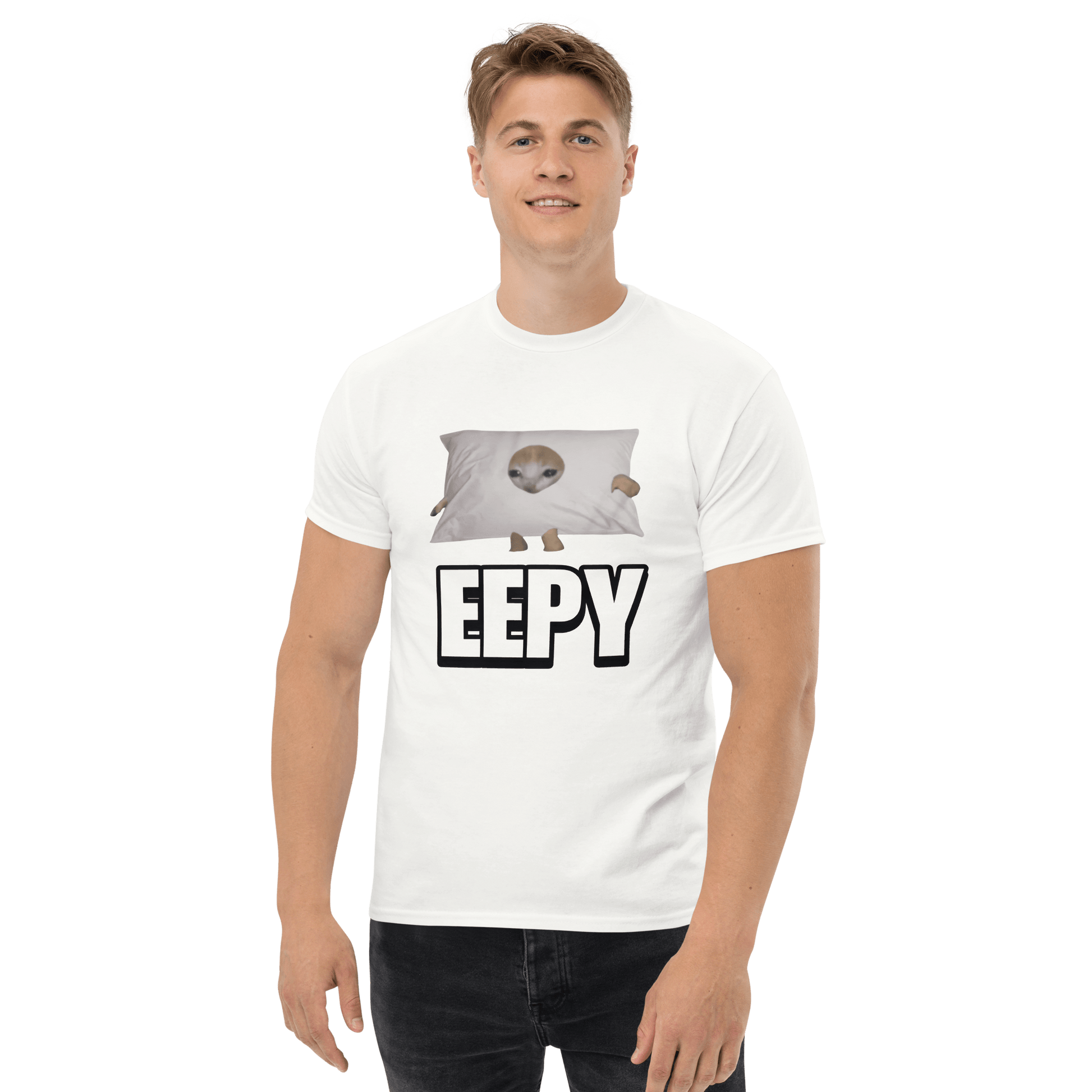 Eepy Classic T-Shirt Meme - Ash | Shirtposting