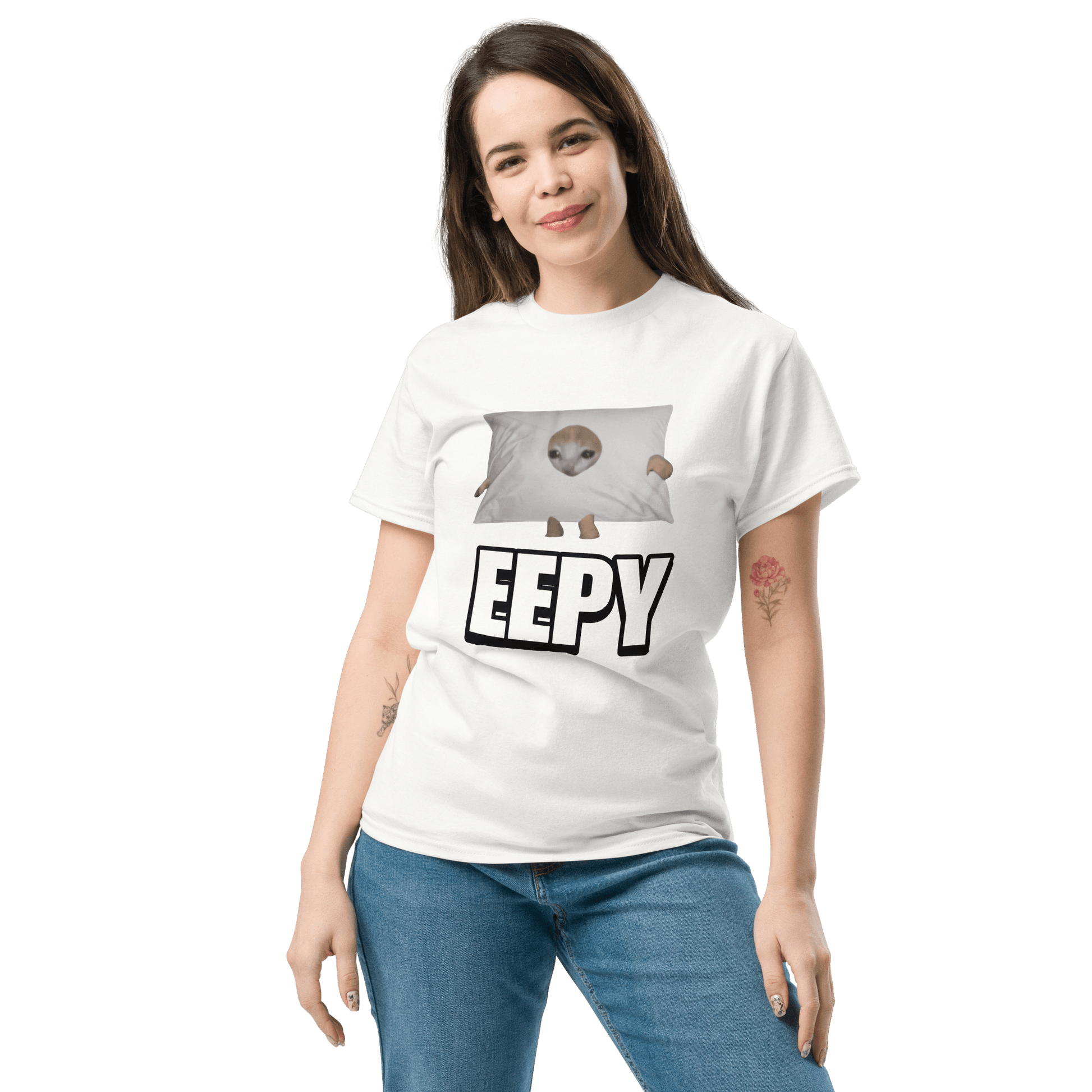 Eepy Classic T-Shirt Meme - Ash | Shirtposting