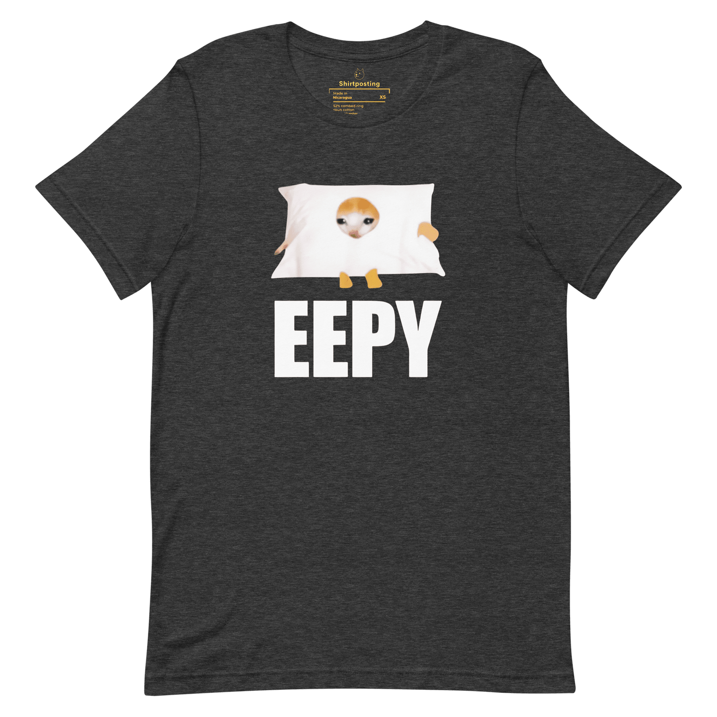 Eepy Classic T-Shirt Meme - Dark Grey Heather | Shirtposting