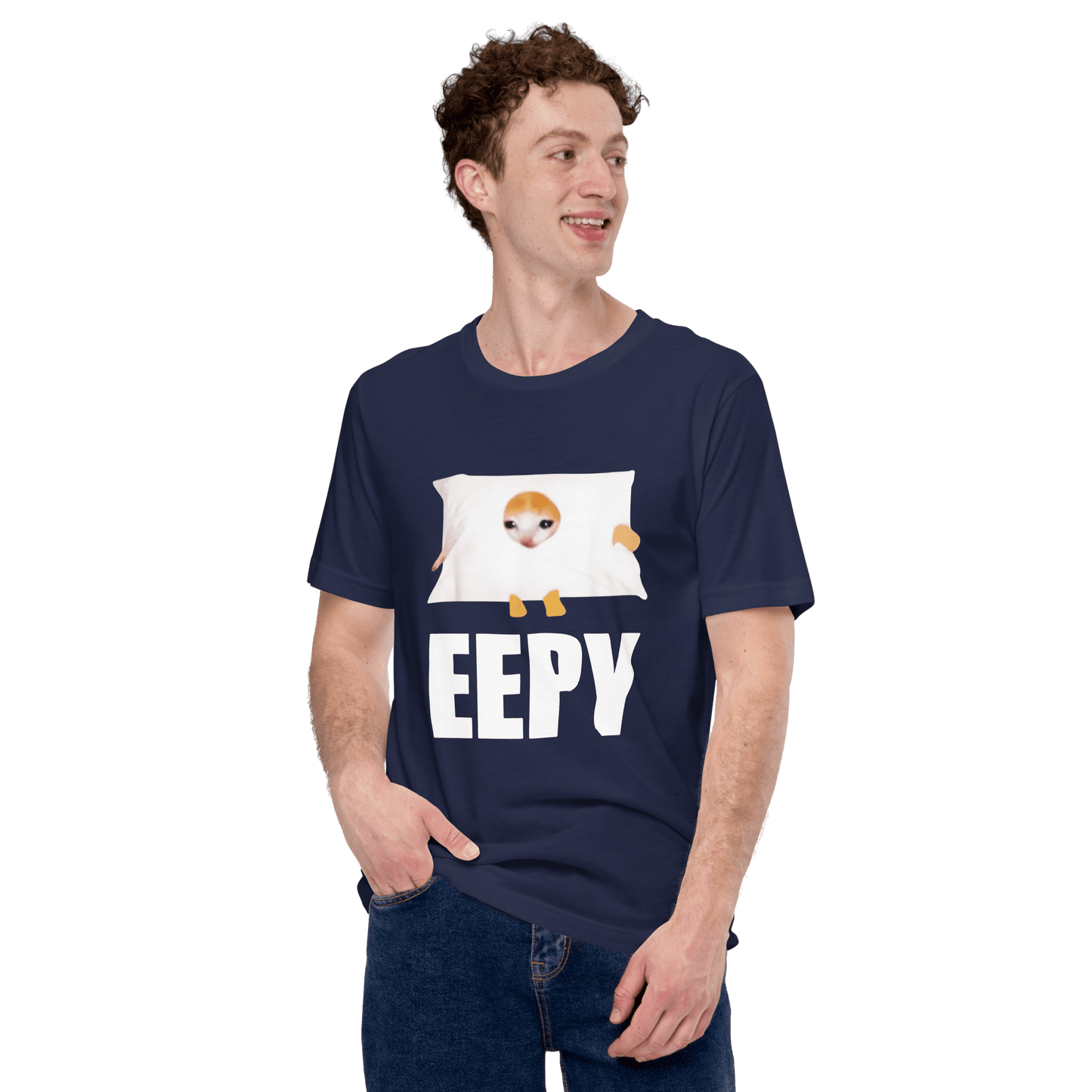 Eepy Classic T-Shirt Meme - Navy | Shirtposting