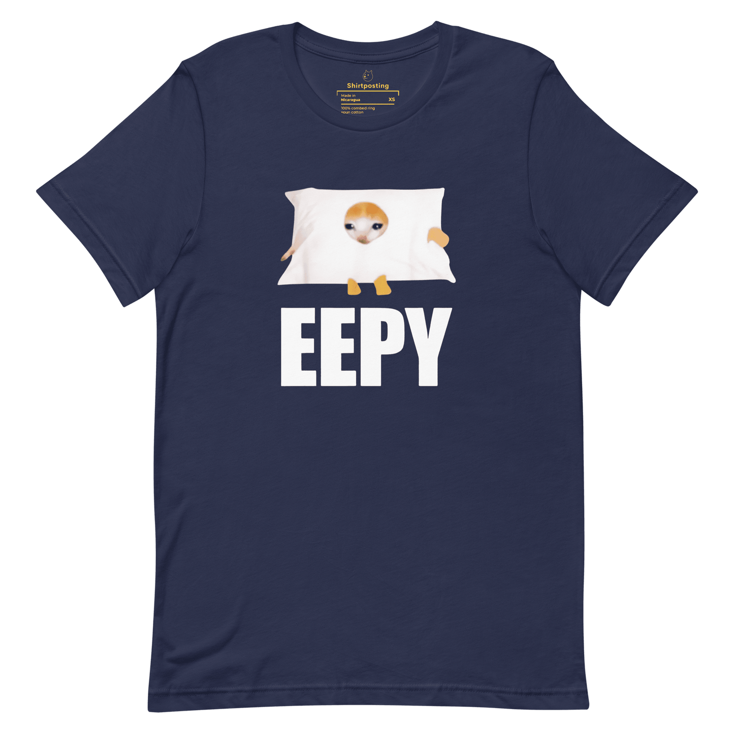 Eepy Classic T-Shirt Meme - Navy | Shirtposting