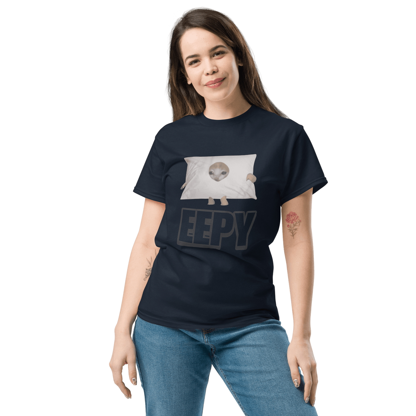 Eepy Classic T-Shirt Meme - Royal | Shirtposting