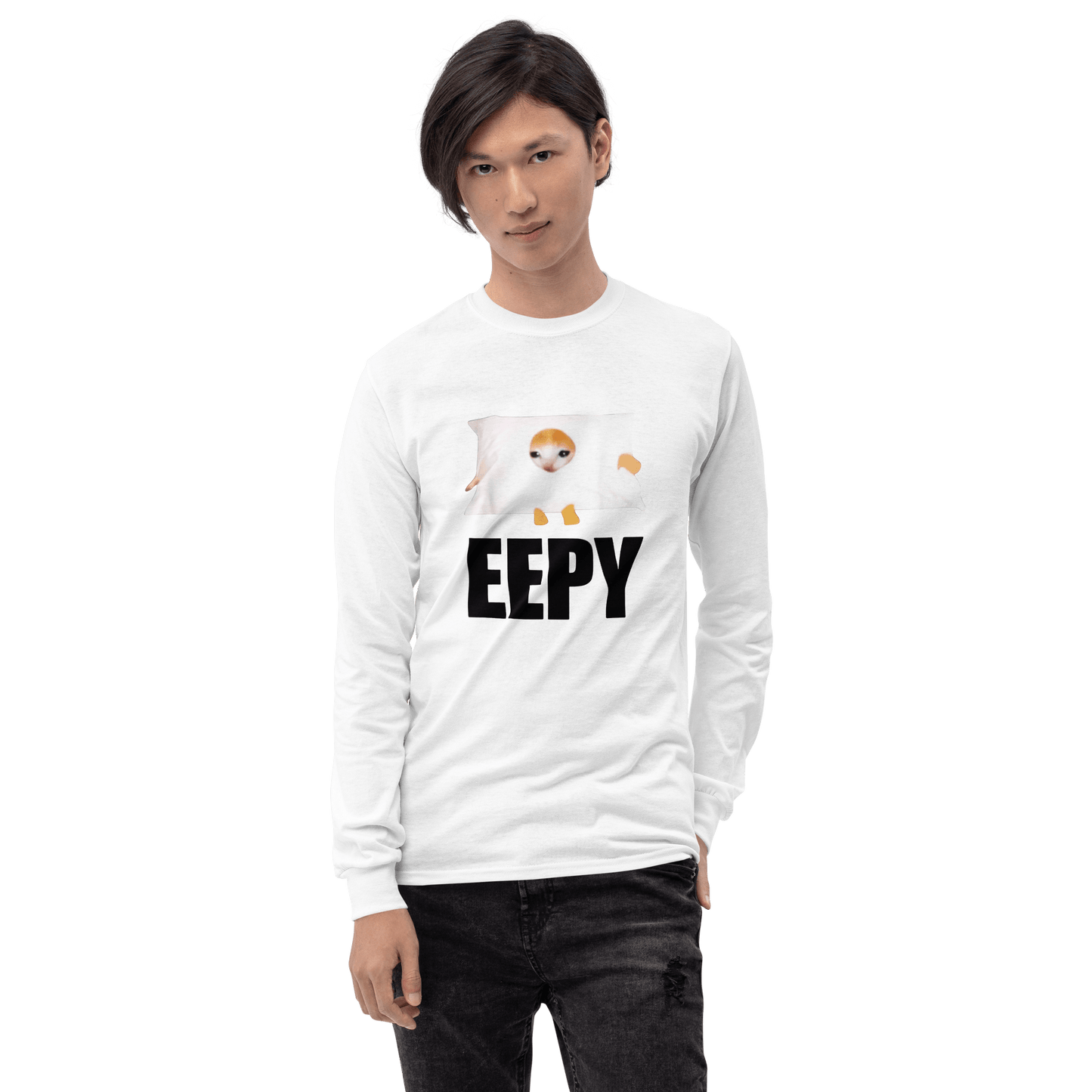 Eepy Long Sleeve T-Shirt Meme - Ash | Shirtposting