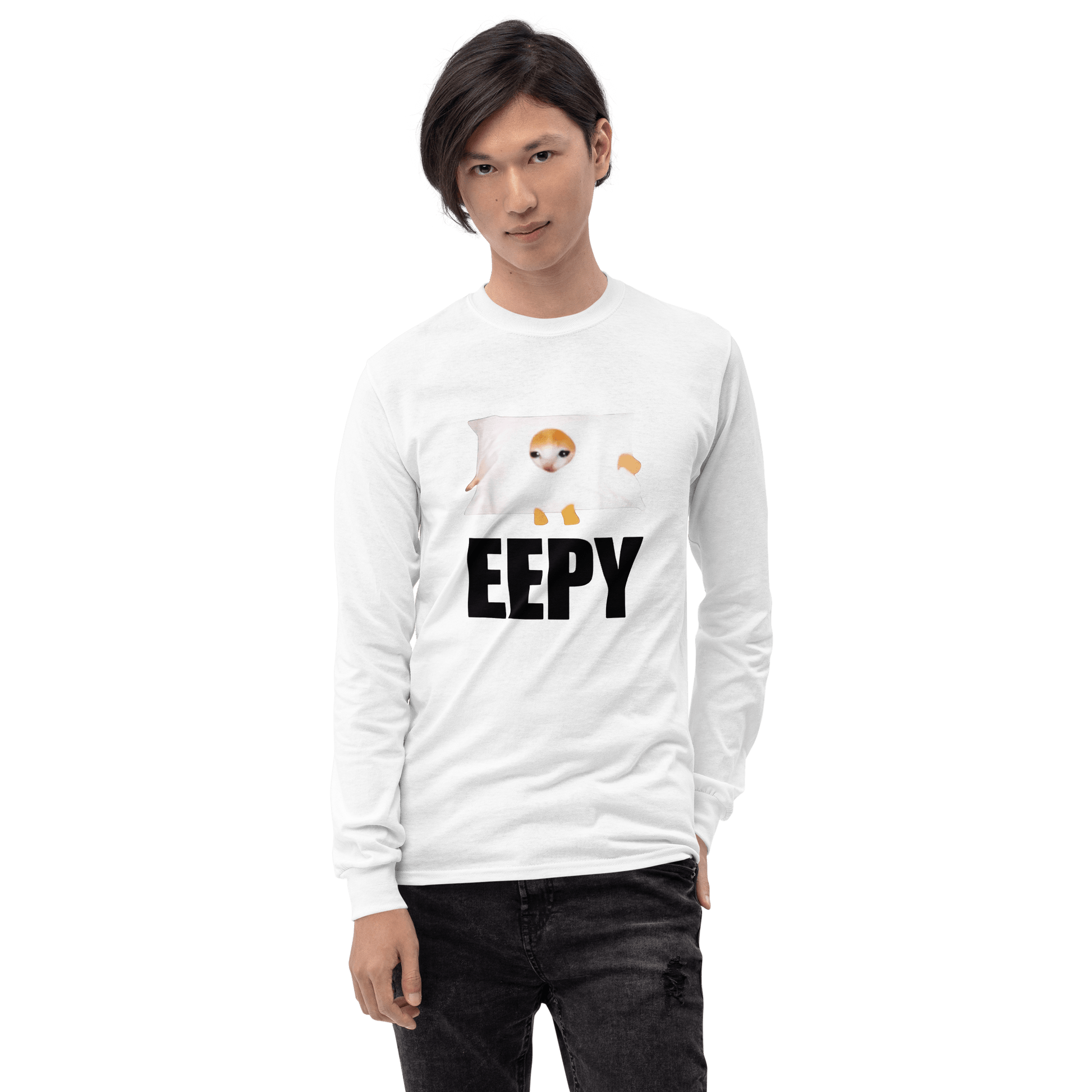 Eepy Long Sleeve T-Shirt Meme - Ash | Shirtposting