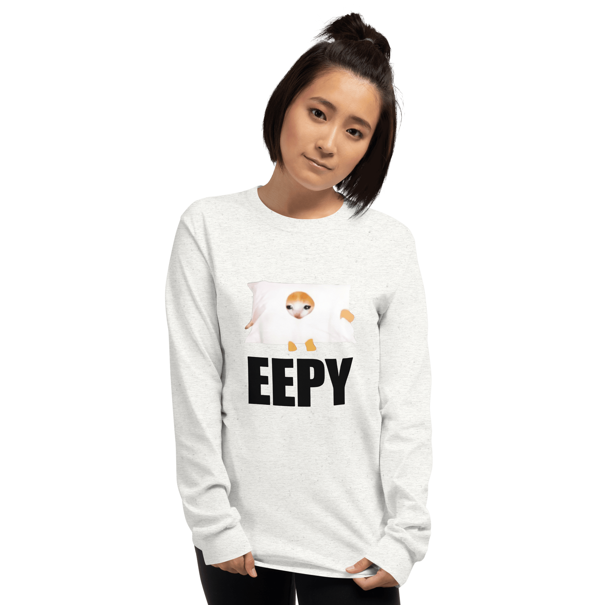 Eepy Long Sleeve T-Shirt Meme - Ash | Shirtposting