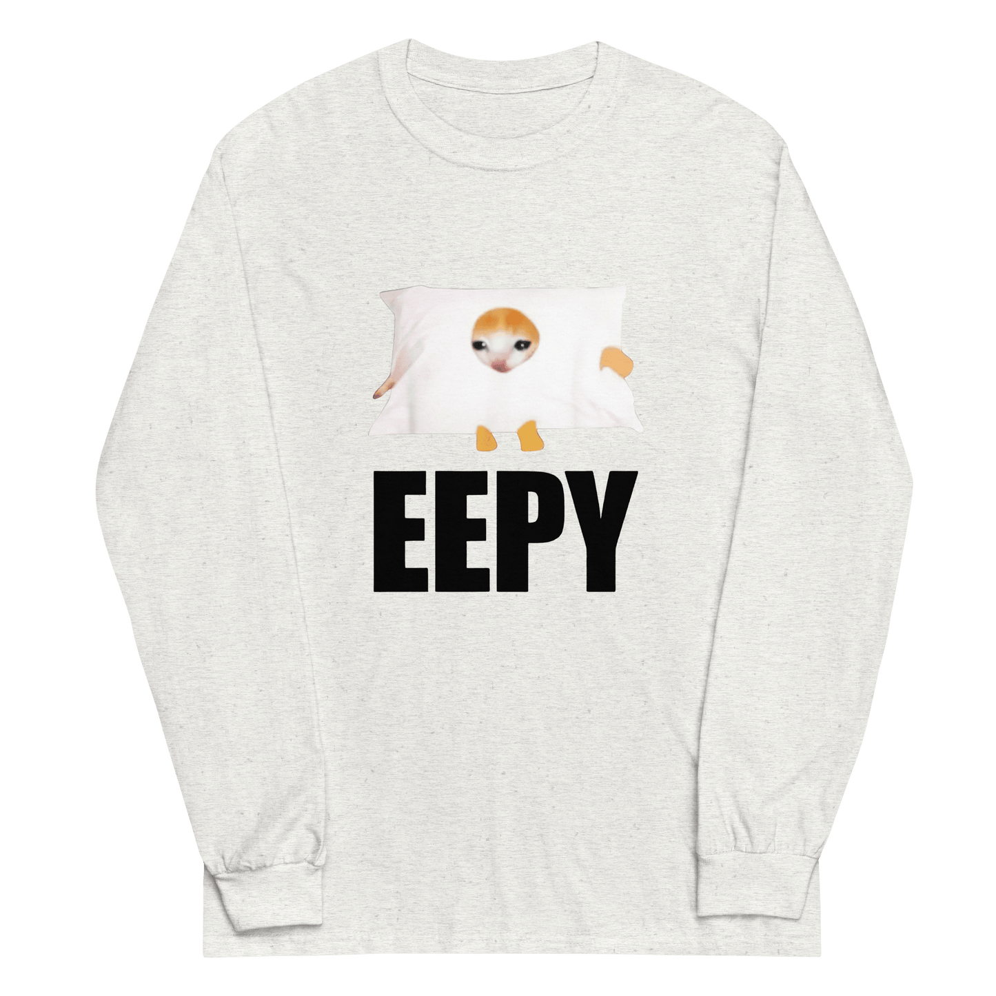Eepy Long Sleeve T-Shirt Meme - Ash | Shirtposting