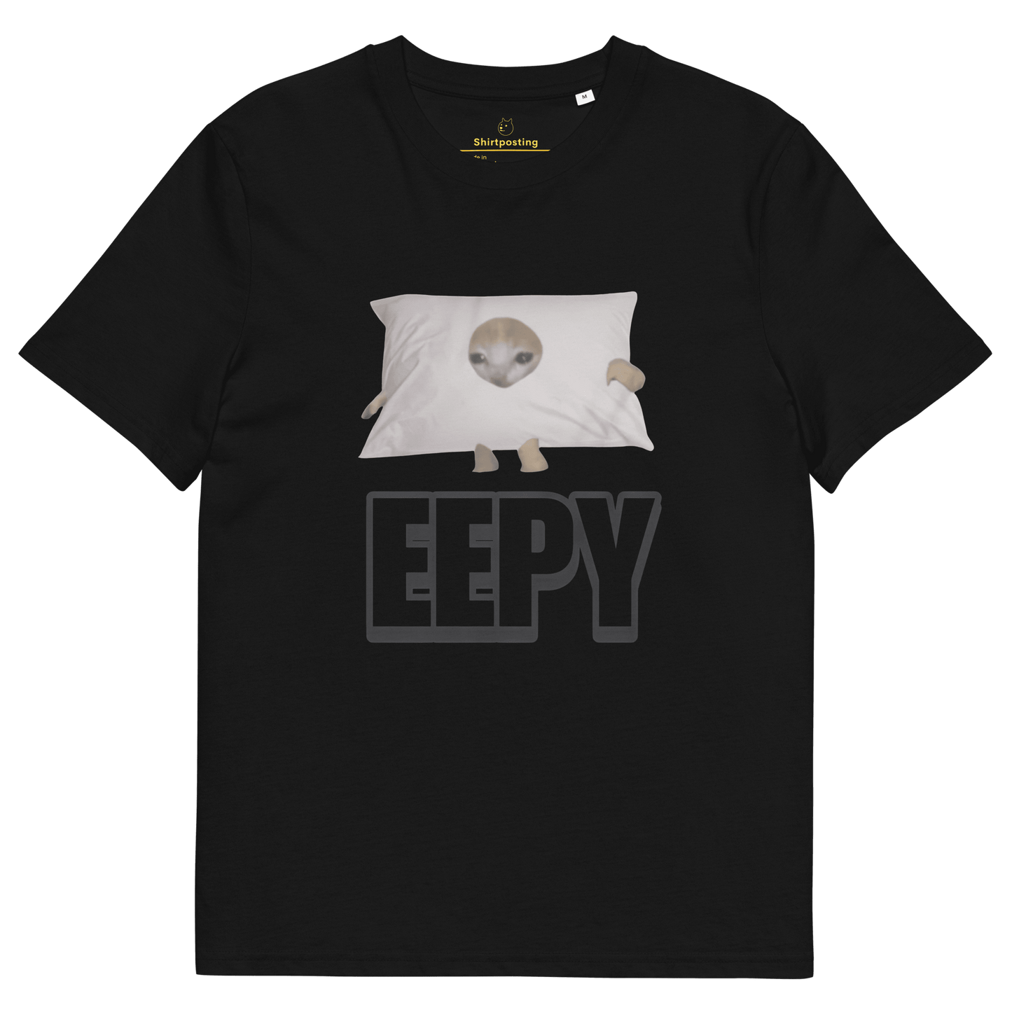 Eepy Premium Organic T-Shirt Meme - Black | Shirtposting