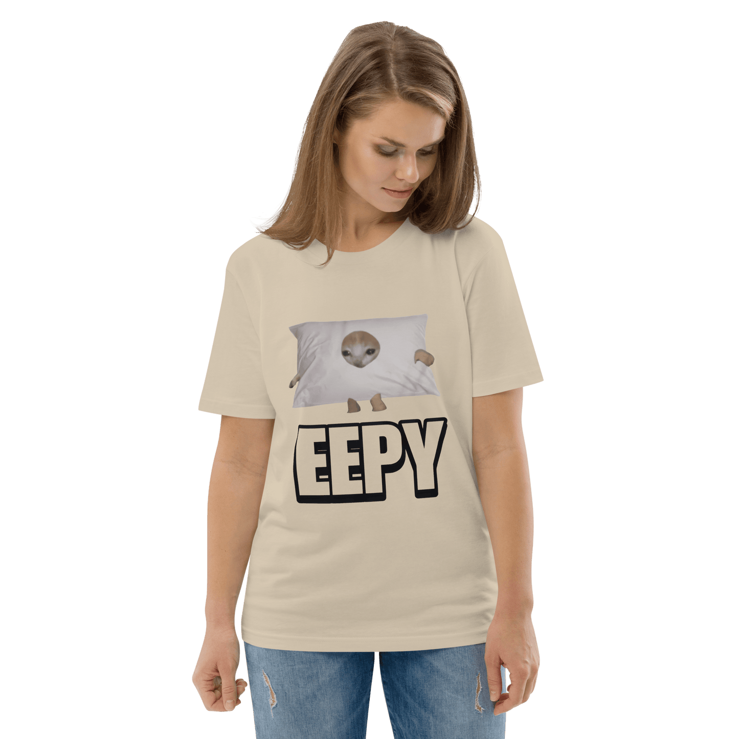 Eepy Premium Organic T-Shirt Meme - Cotton Pink | Shirtposting