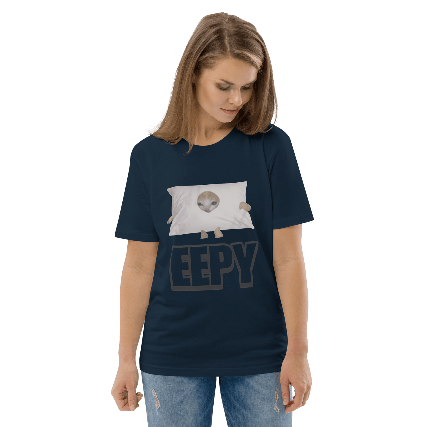 Eepy Premium Organic T-Shirt Meme - Cotton Pink | Shirtposting
