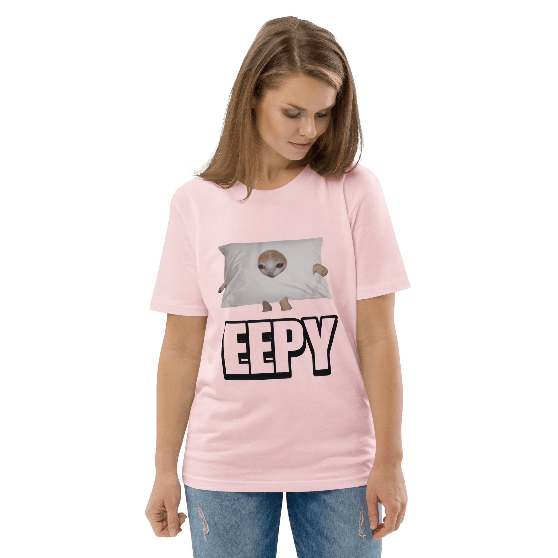 Eepy Premium Organic T-Shirt Meme - Cotton Pink | Shirtposting