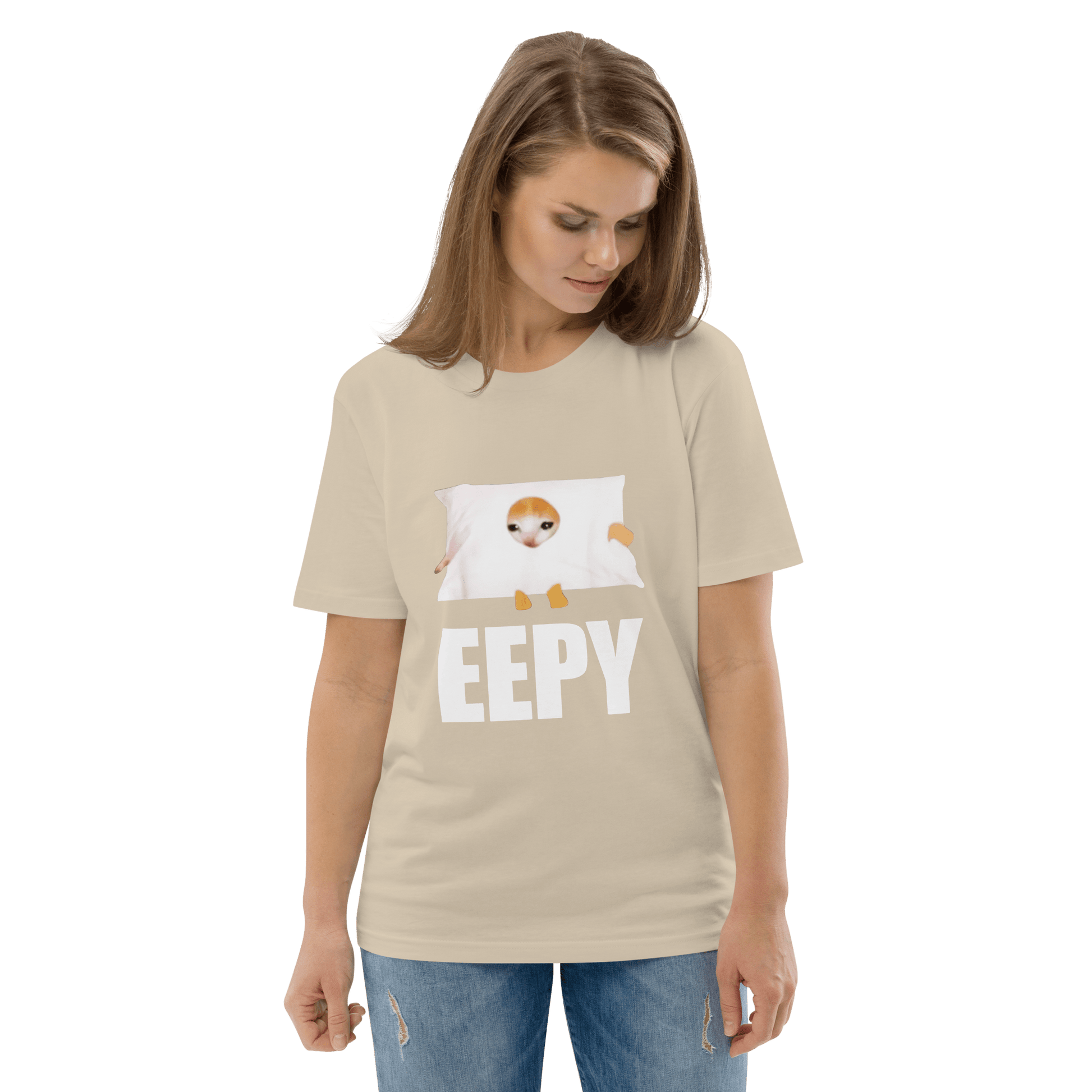 Eepy Premium Organic T-Shirt Meme - Desert Dust | Shirtposting
