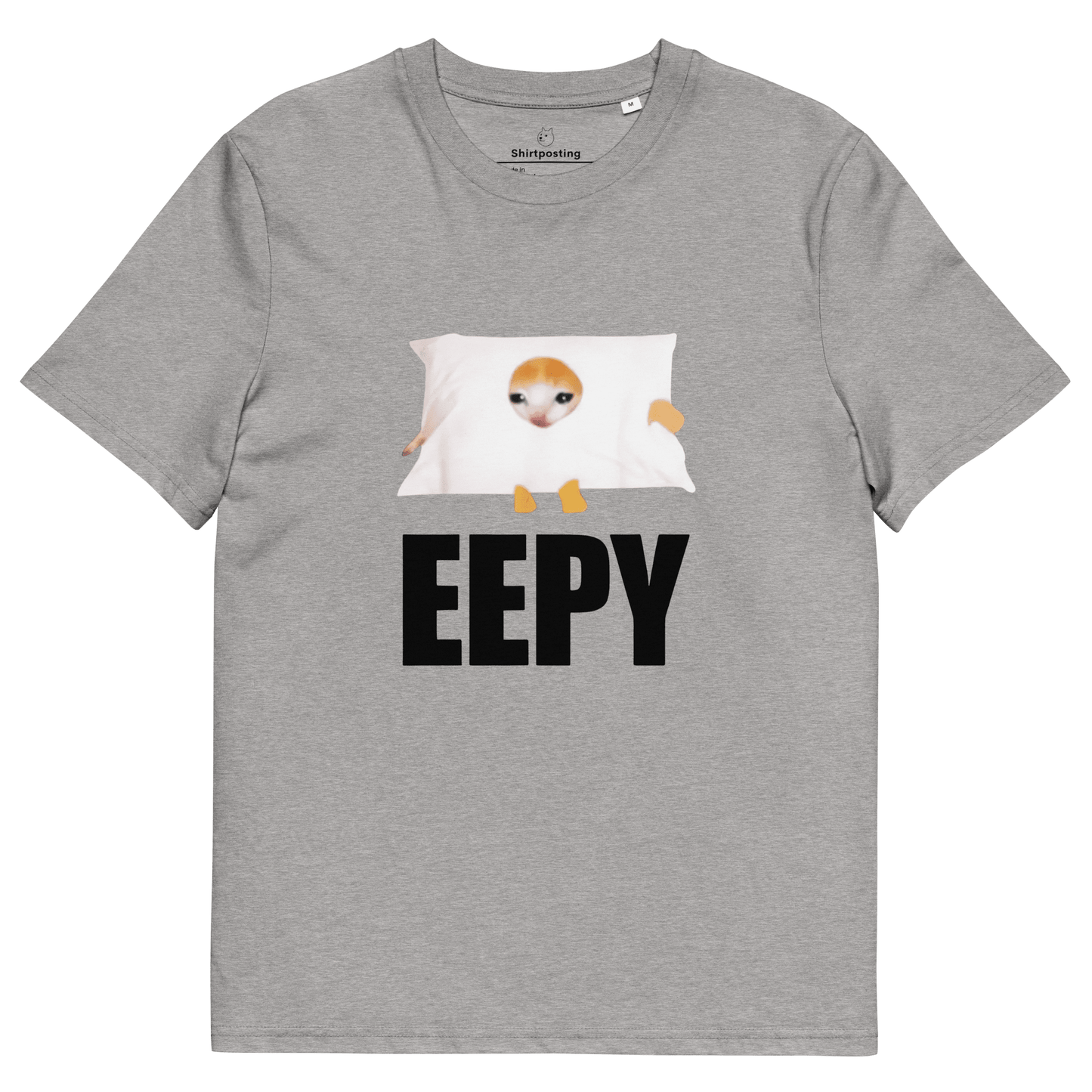 Eepy Premium Organic T-Shirt Meme - Heather Grey | Shirtposting