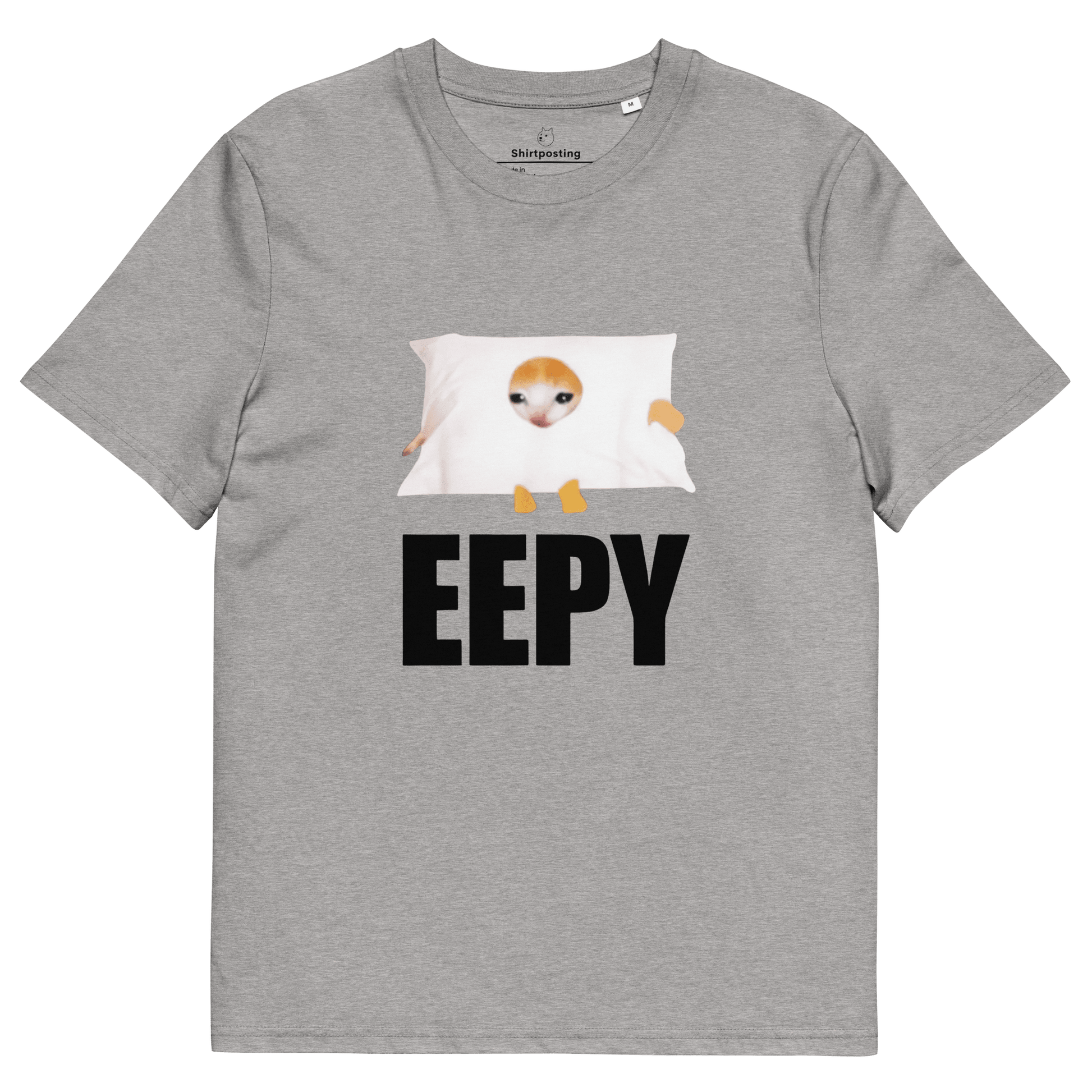 Eepy Premium Organic T-Shirt Meme - Heather Grey | Shirtposting
