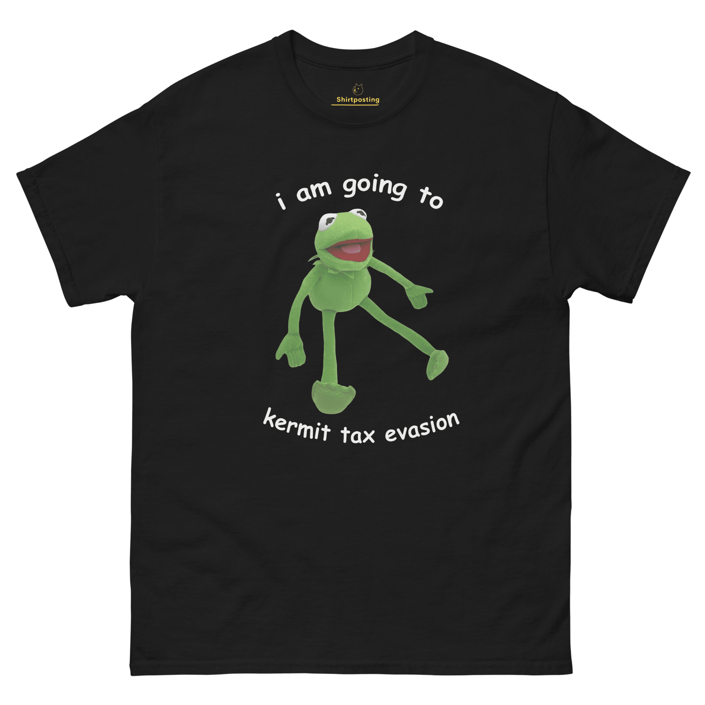 Frog Meme Classic T-Shirt Meme - Black | Shirtposting