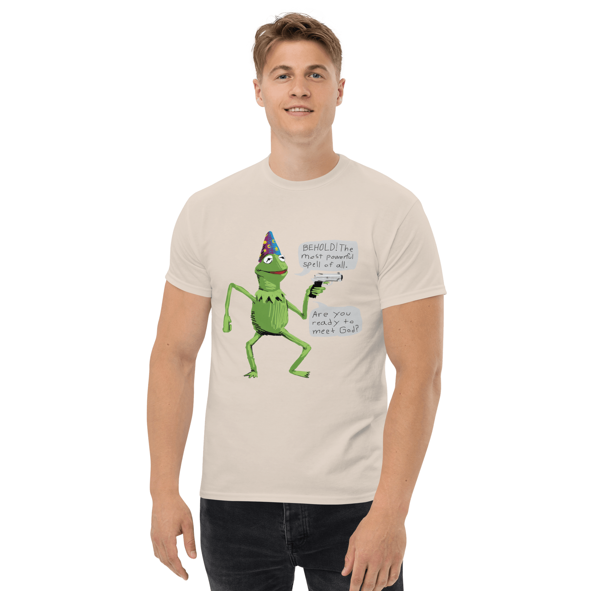 Frog Meme Classic T-Shirt Meme - Military Green | Shirtposting