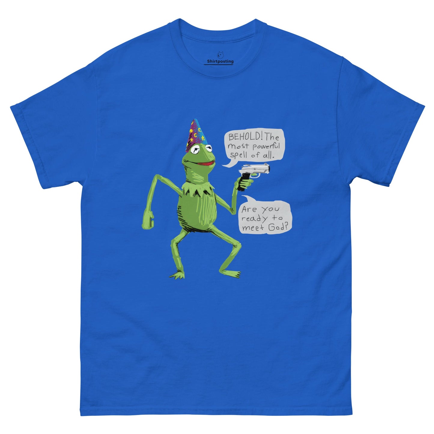 Frog Meme Classic T-Shirt Meme - Royal | Shirtposting