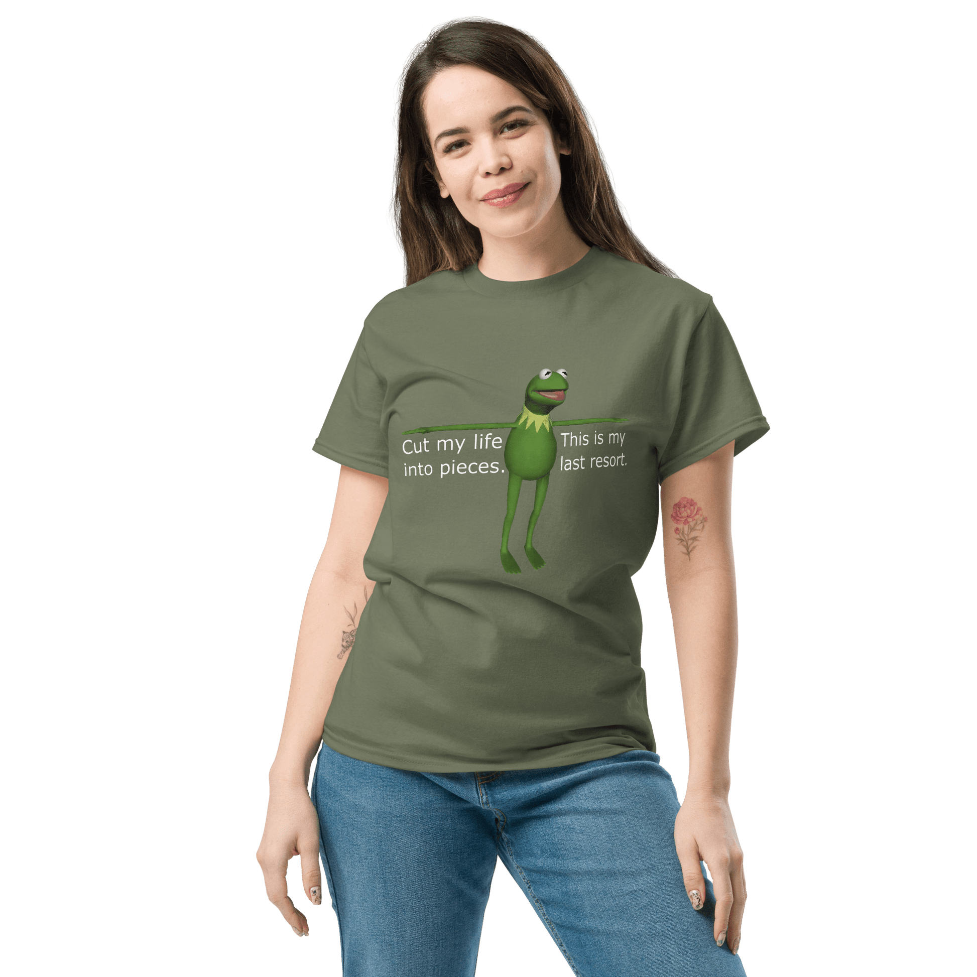Frog Meme Classic T-Shirt Meme - Royal | Shirtposting