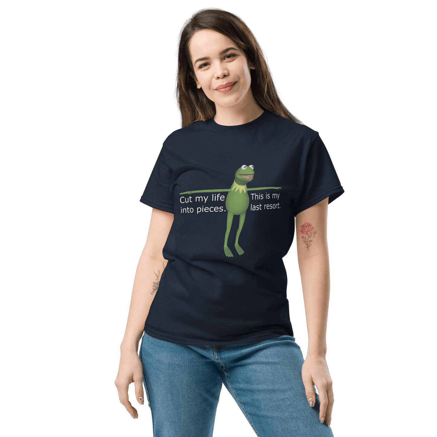 Frog Meme Classic T-Shirt Meme - Royal | Shirtposting