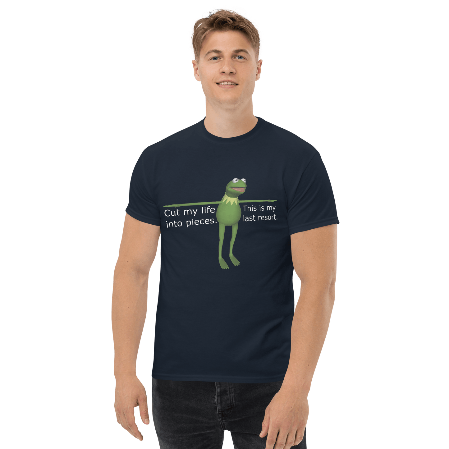 Frog Meme Classic T-Shirt Meme - Royal | Shirtposting