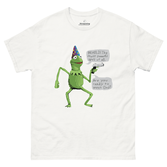 Frog Meme Classic T-Shirt Meme - White | Shirtposting