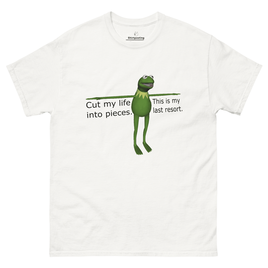 Frog Meme Classic T-Shirt Meme - White | Shirtposting