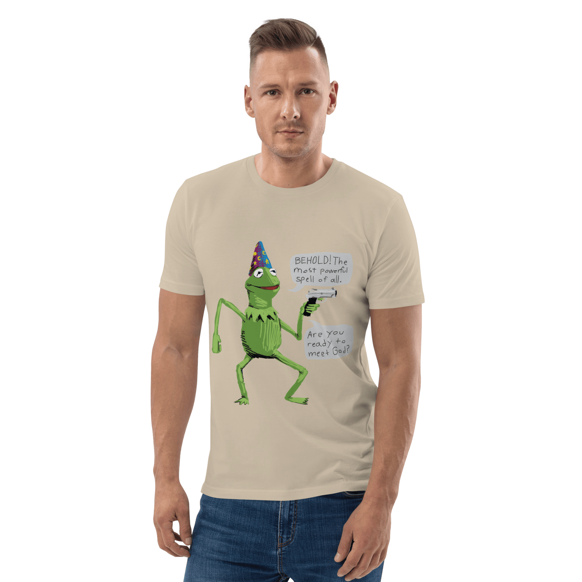 Frog Meme Premium Organic T-Shirt Meme - Cotton Pink | Shirtposting