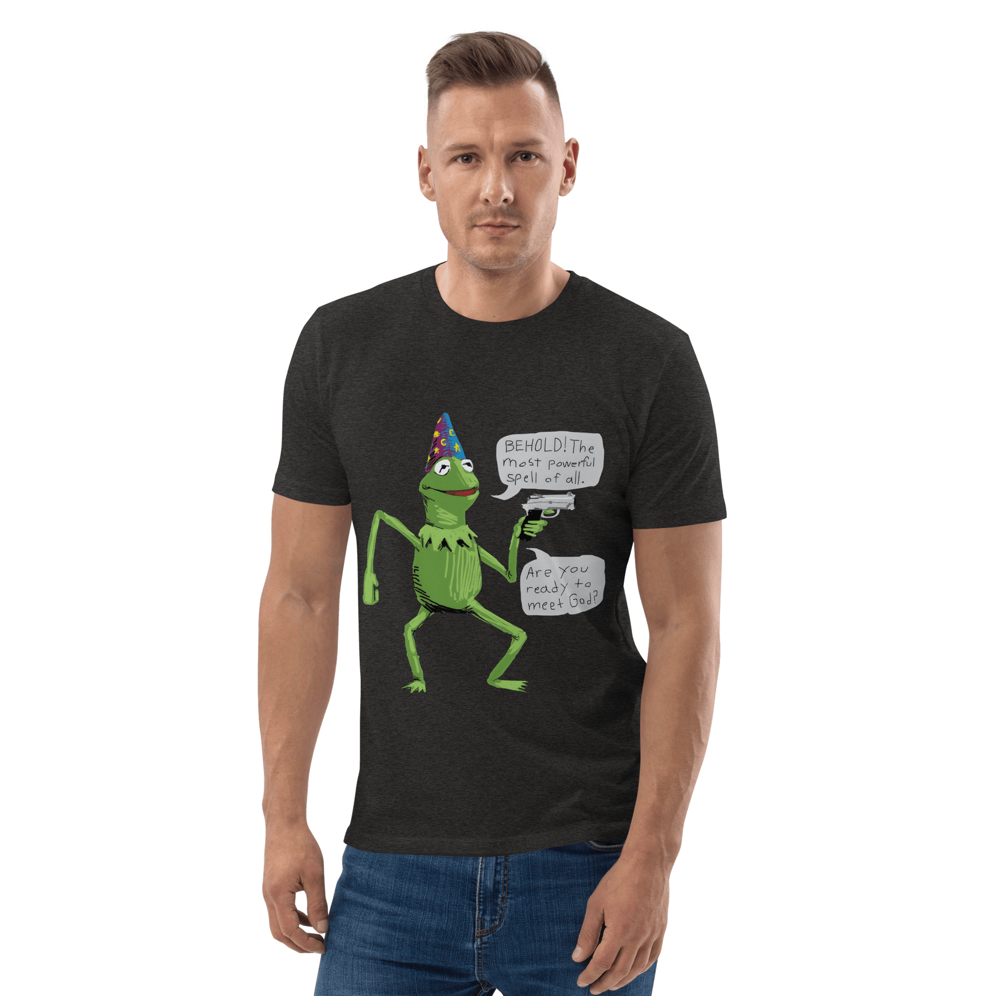 Frog Meme Premium Organic T-Shirt Meme - Cotton Pink | Shirtposting