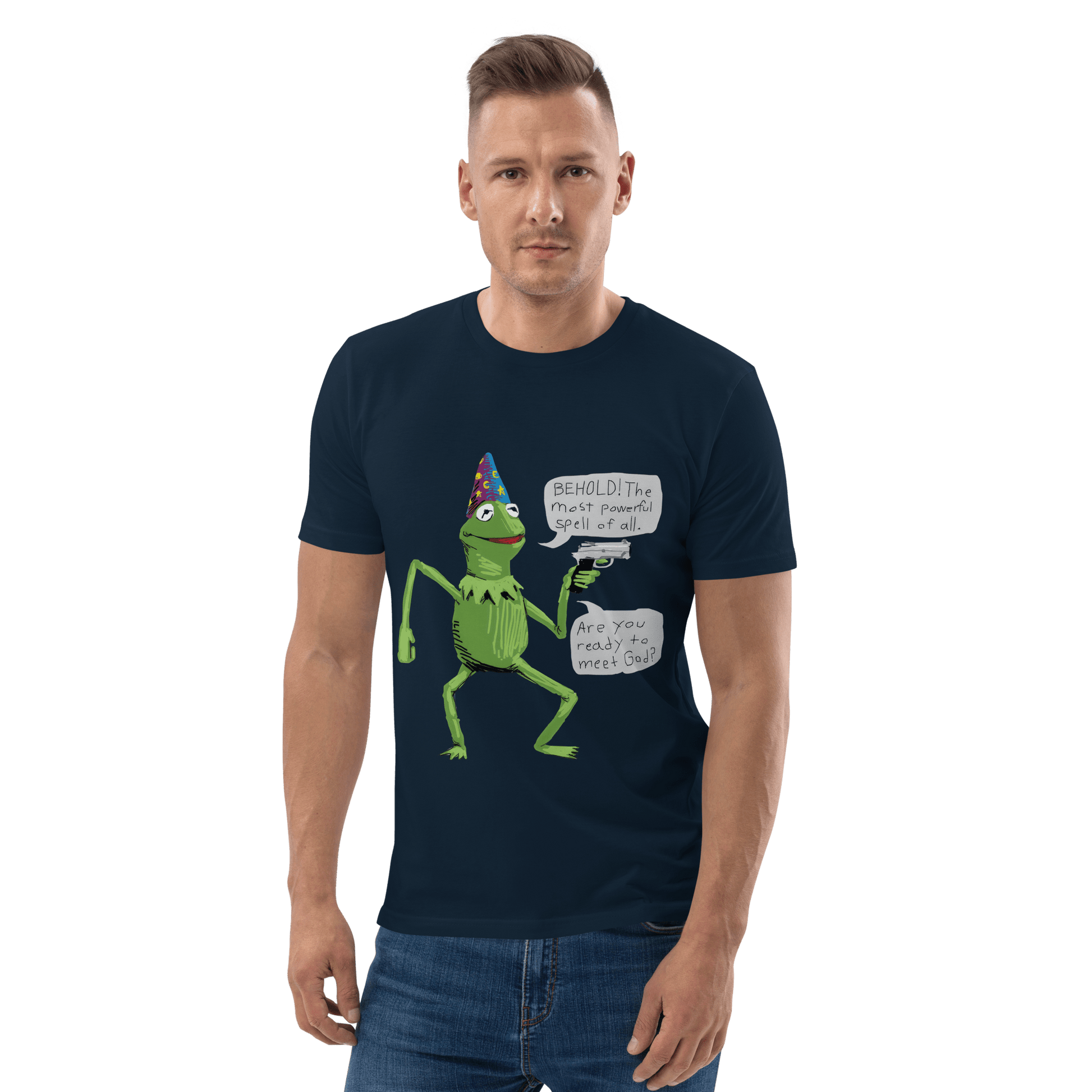 Frog Meme Premium Organic T-Shirt Meme - Cotton Pink | Shirtposting