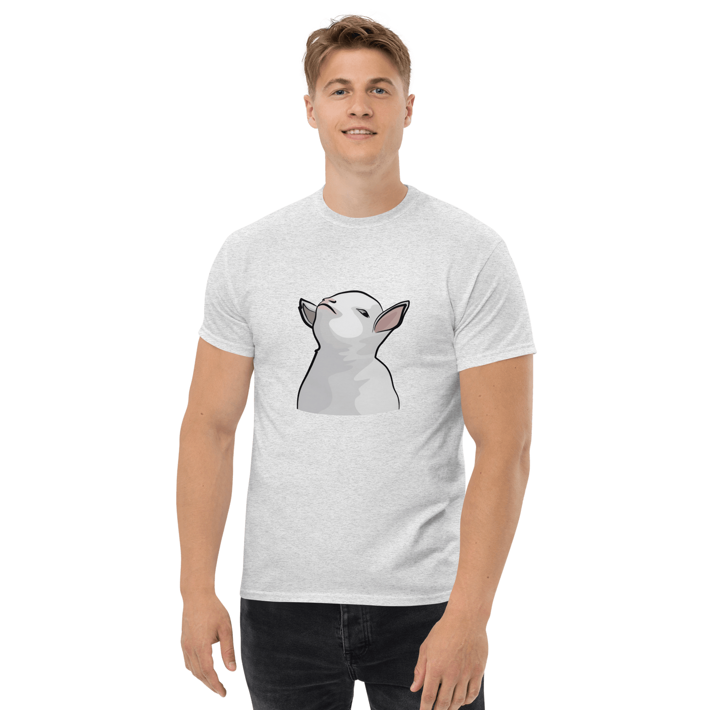Goat Classic T-Shirt Meme - Ash | Shirtposting