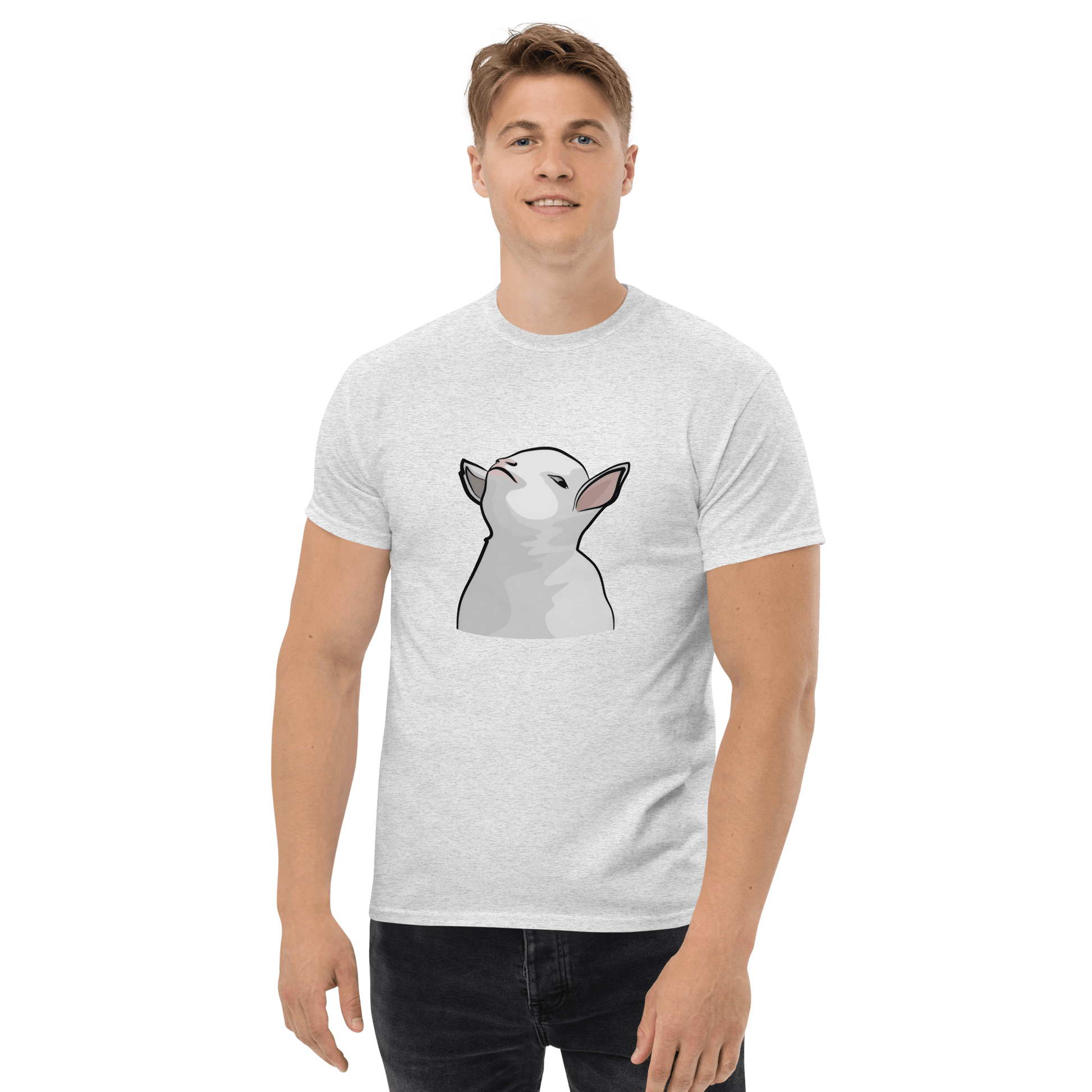Goat Classic T-Shirt Meme - Ash | Shirtposting