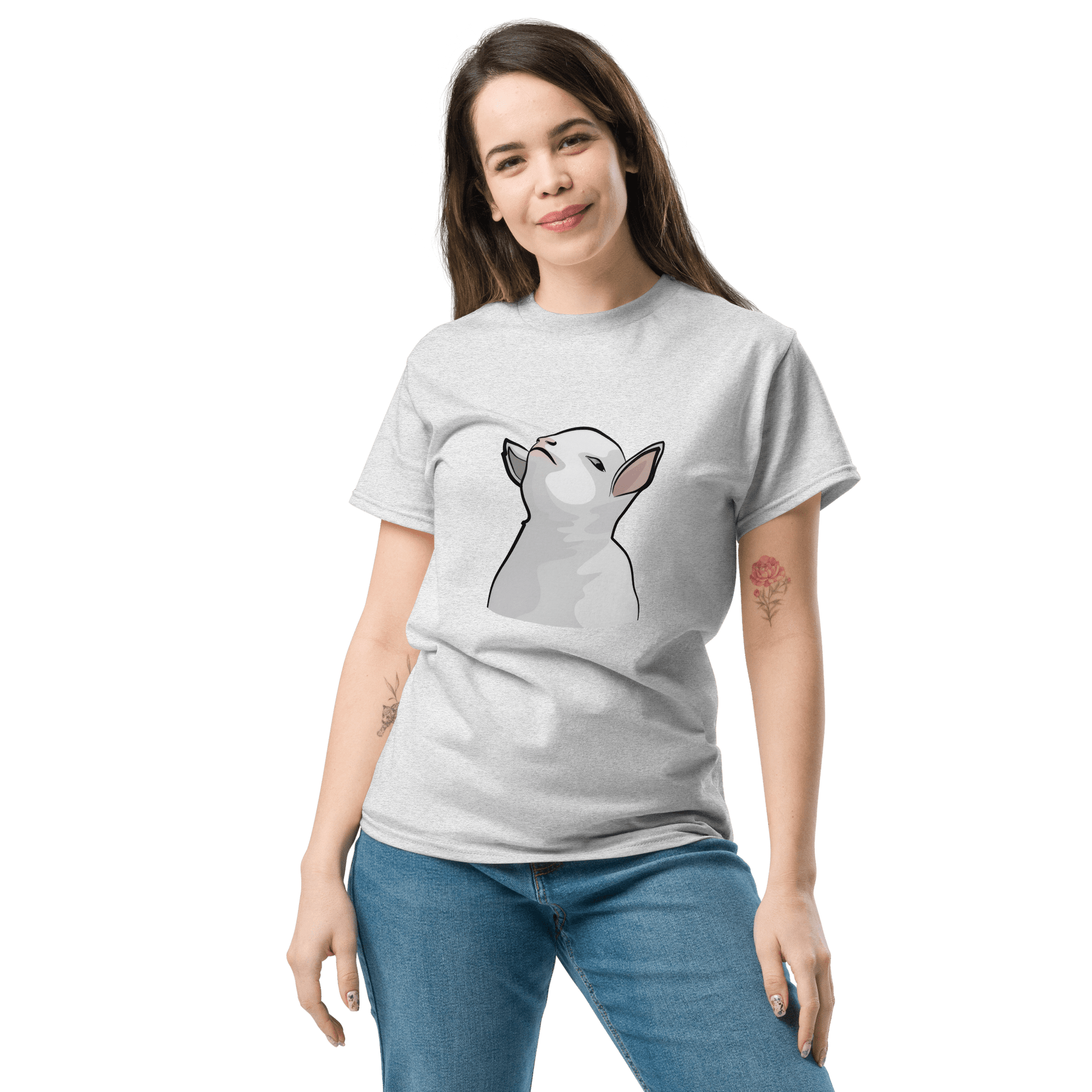 Goat Classic T-Shirt Meme - Ash | Shirtposting