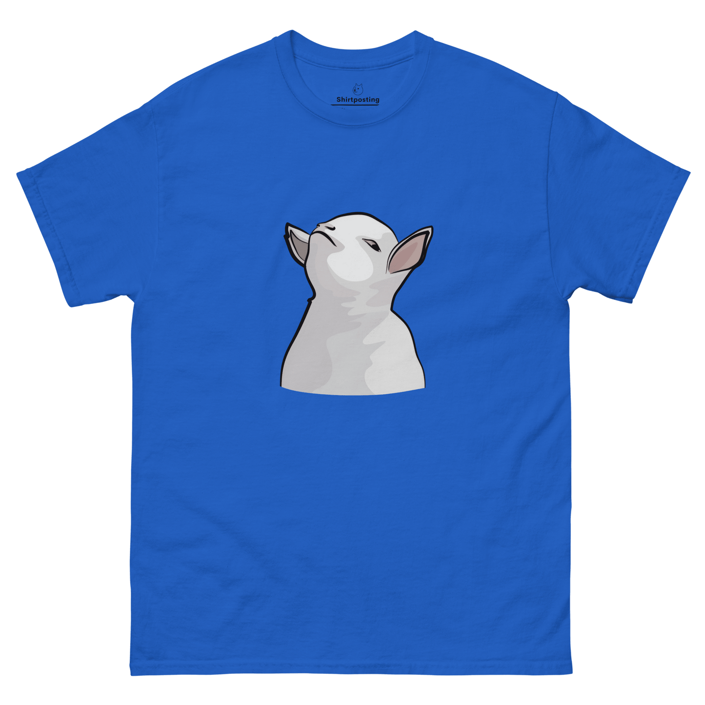 Goat Classic T-Shirt Meme - Royal | Shirtposting