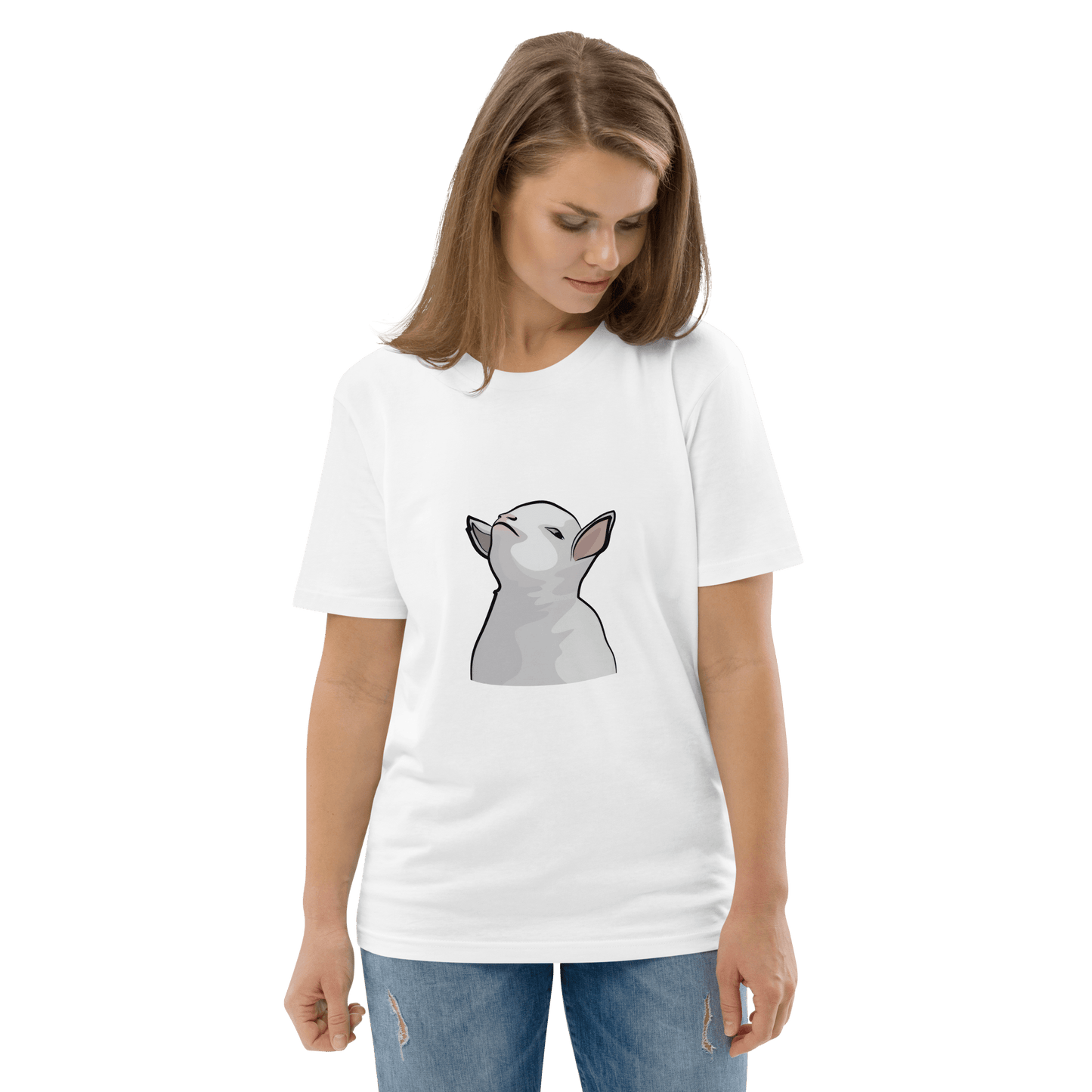 Goat Premium Organic T-Shirt Meme - Cotton Pink | Shirtposting