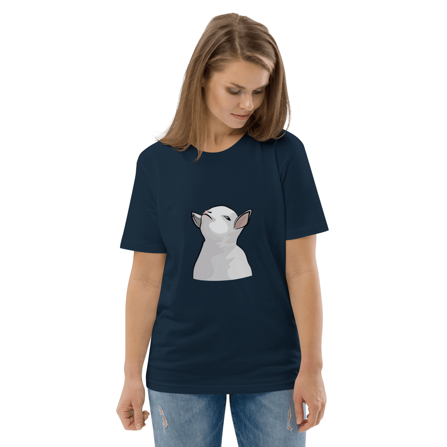 Goat Premium Organic T-Shirt Meme - Cotton Pink | Shirtposting