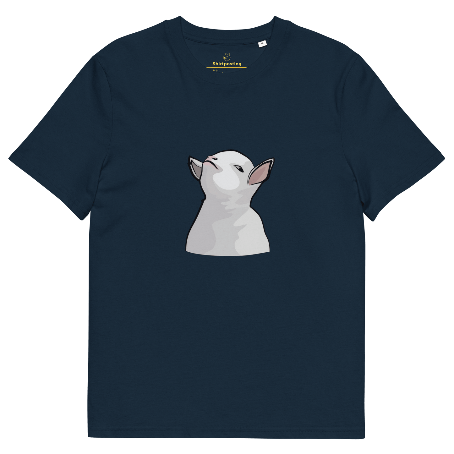Goat Premium Organic T-Shirt Meme - French Navy | Shirtposting