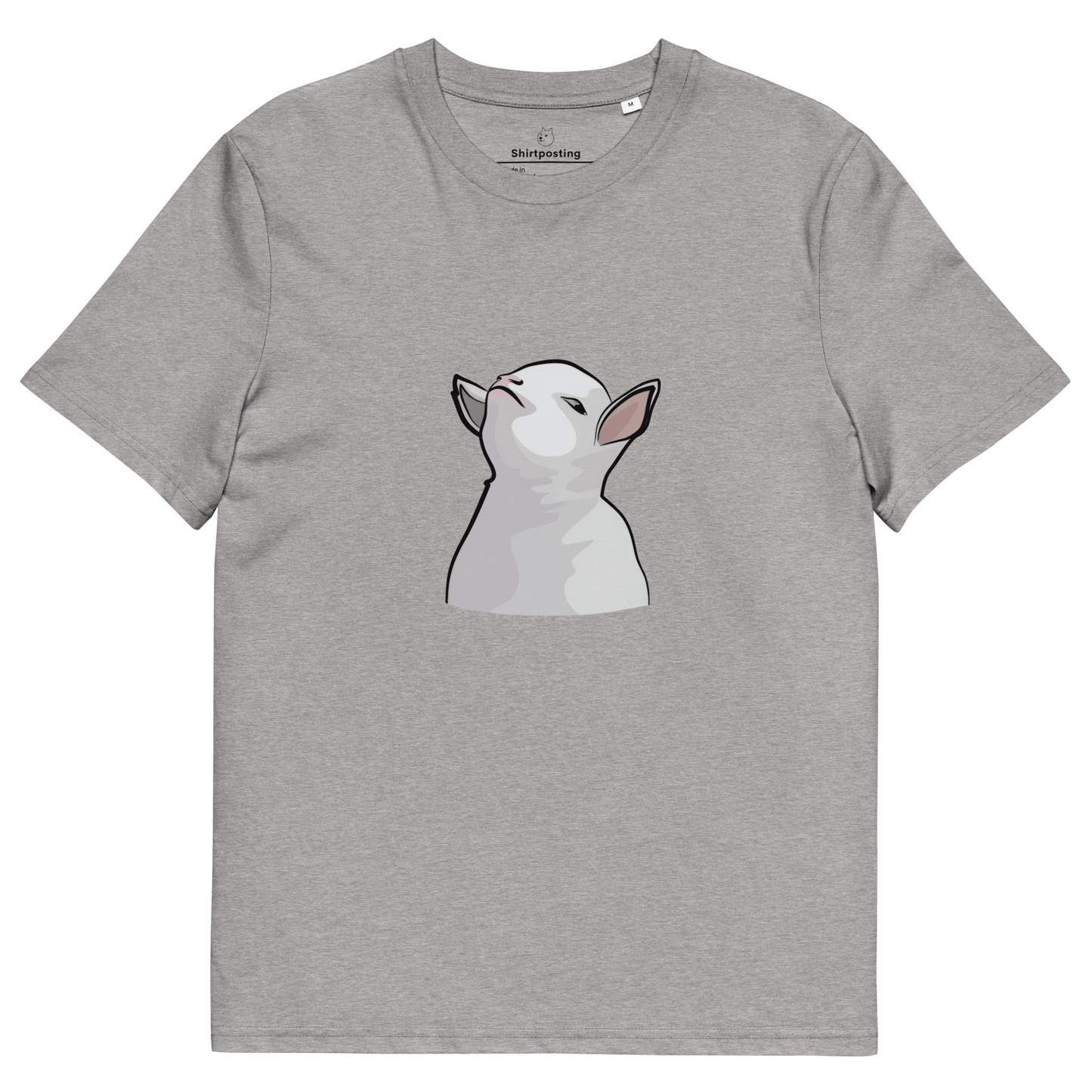 Goat Premium Organic T-Shirt Meme - Heather Grey | Shirtposting