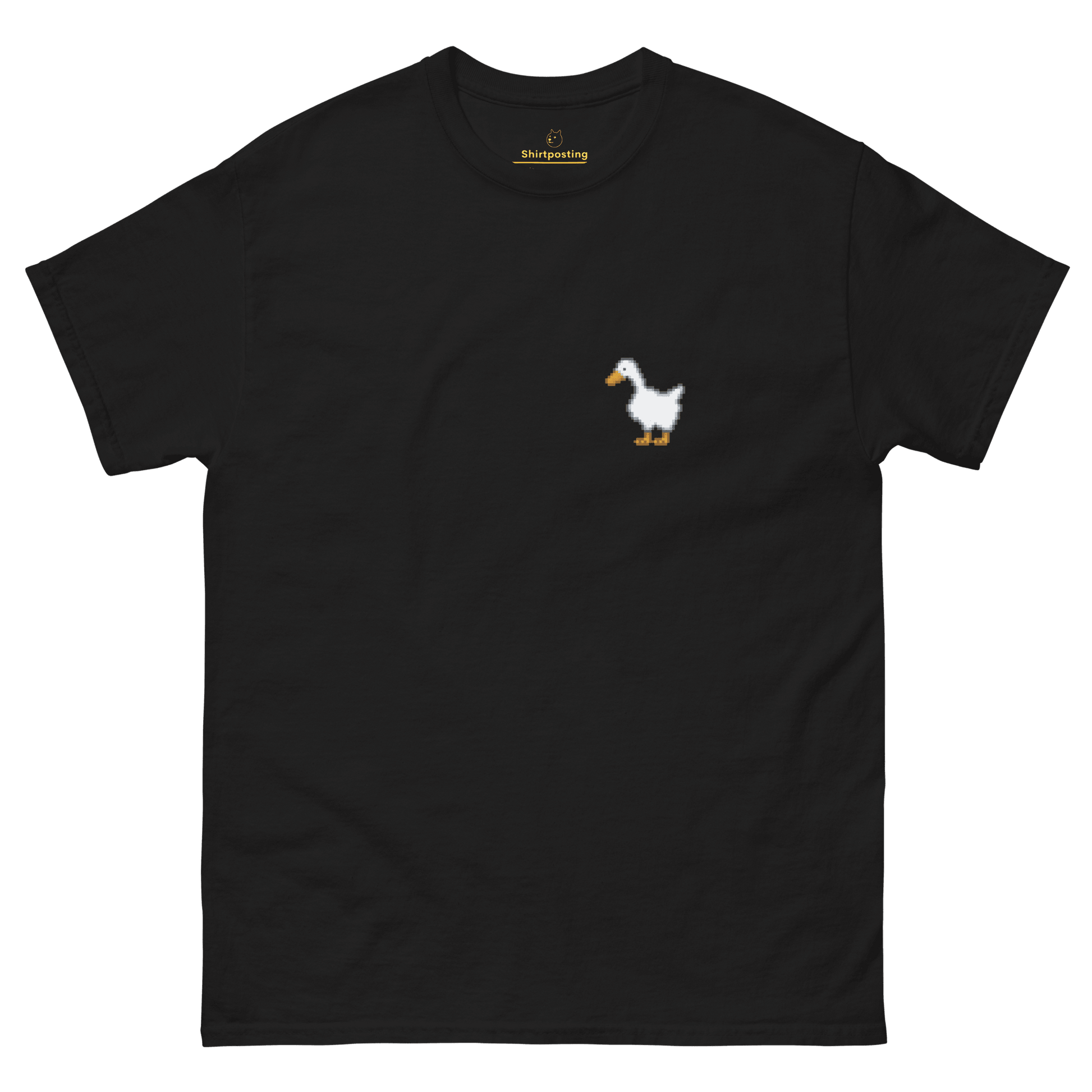 Goose Classic T-Shirt Meme - Black | Shirtposting