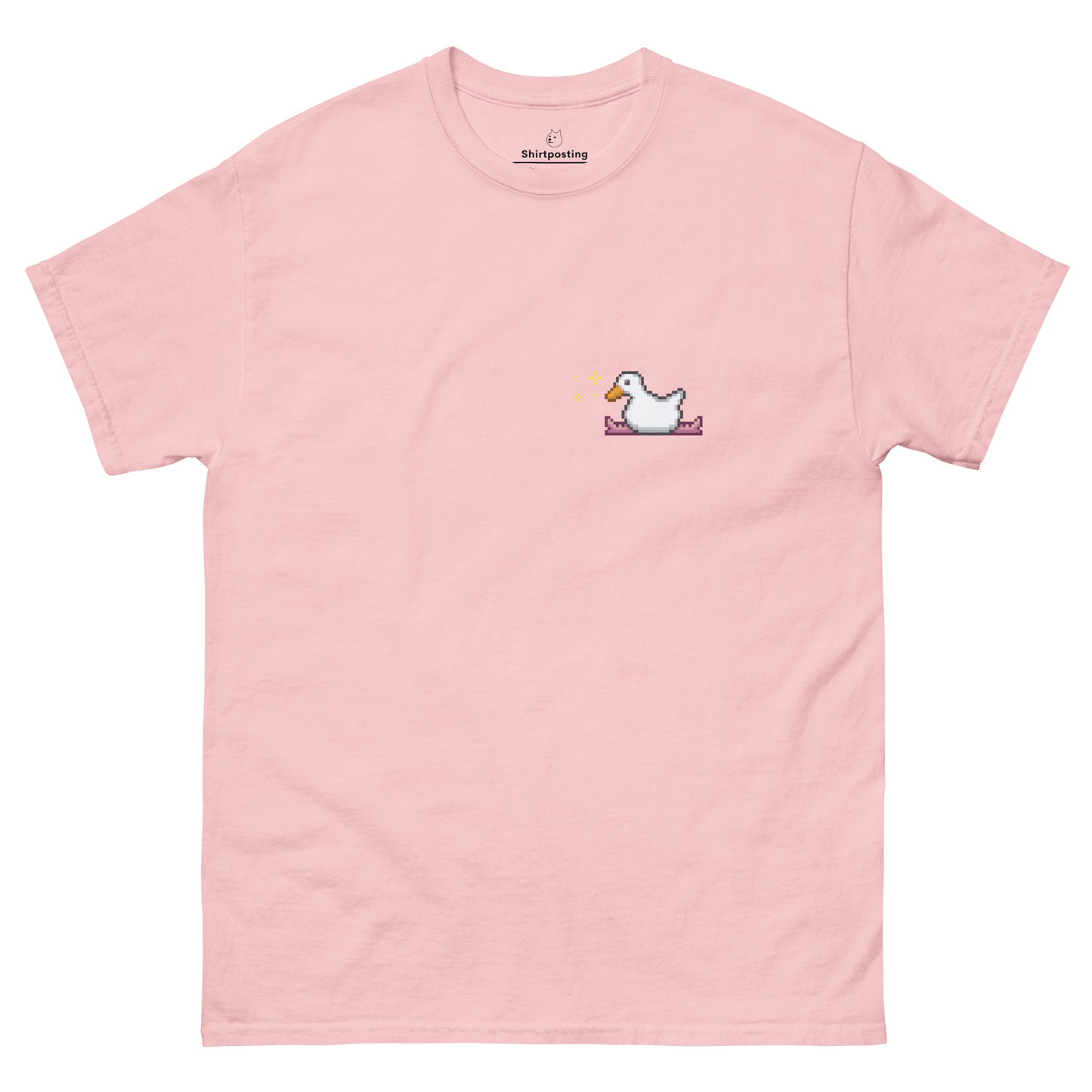 Goose Classic T-Shirt Meme - Light Pink | Shirtposting